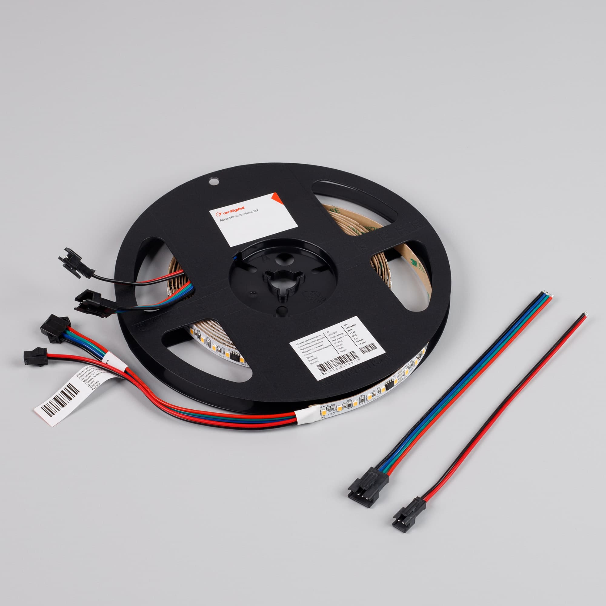 Светодиодная лента SPI-A120-10mm 24V Day4000-PX6-BPT (11 W/m, IP20, 2835, 5m) (Arlight, бегущий огонь) 049435 — фото 2