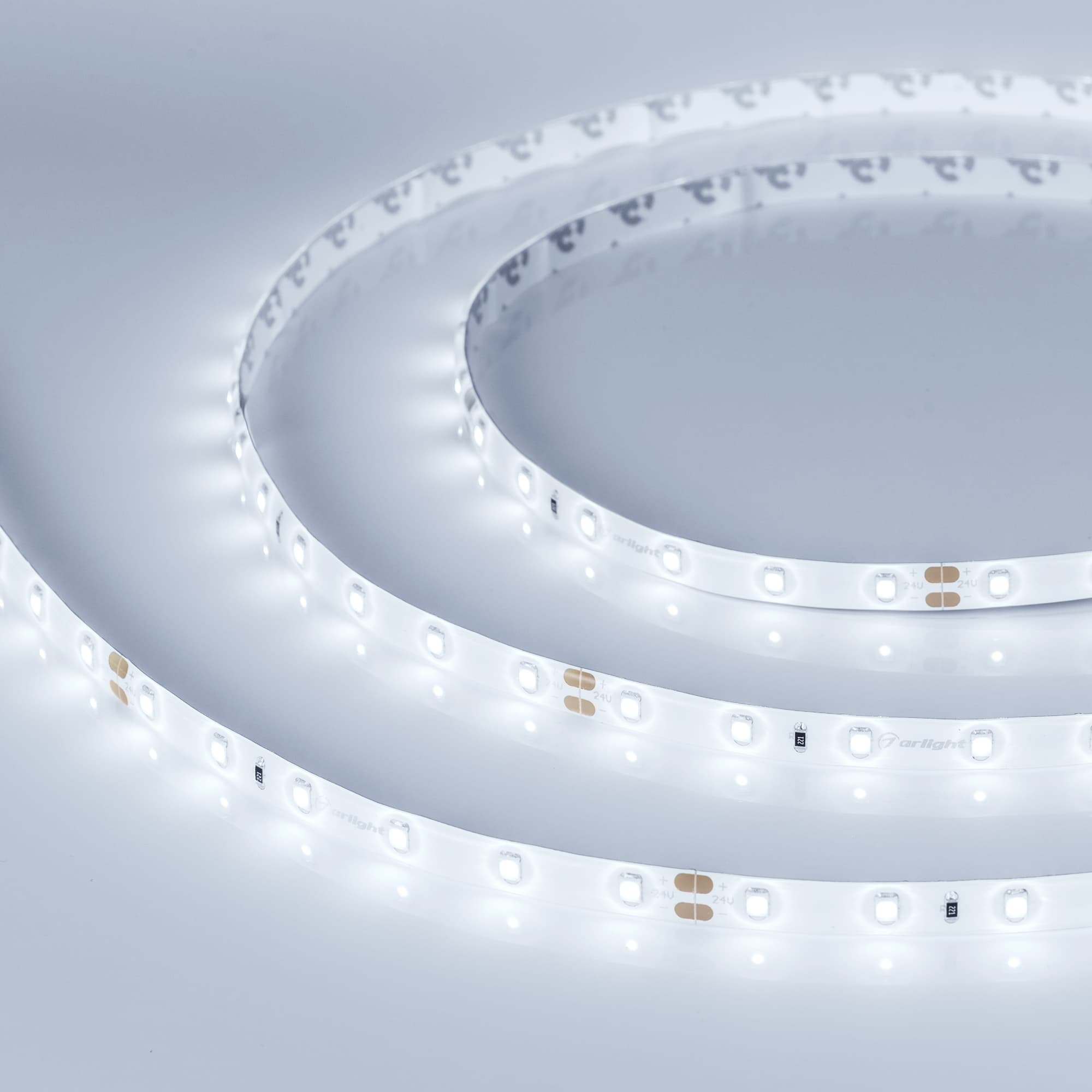 Светодиодная лента RTW 2-5000SE 24V Cool (2835, 300 LED, PRO) (Arlight, 7.2 Вт/м, IP65) 020521 — фото 3