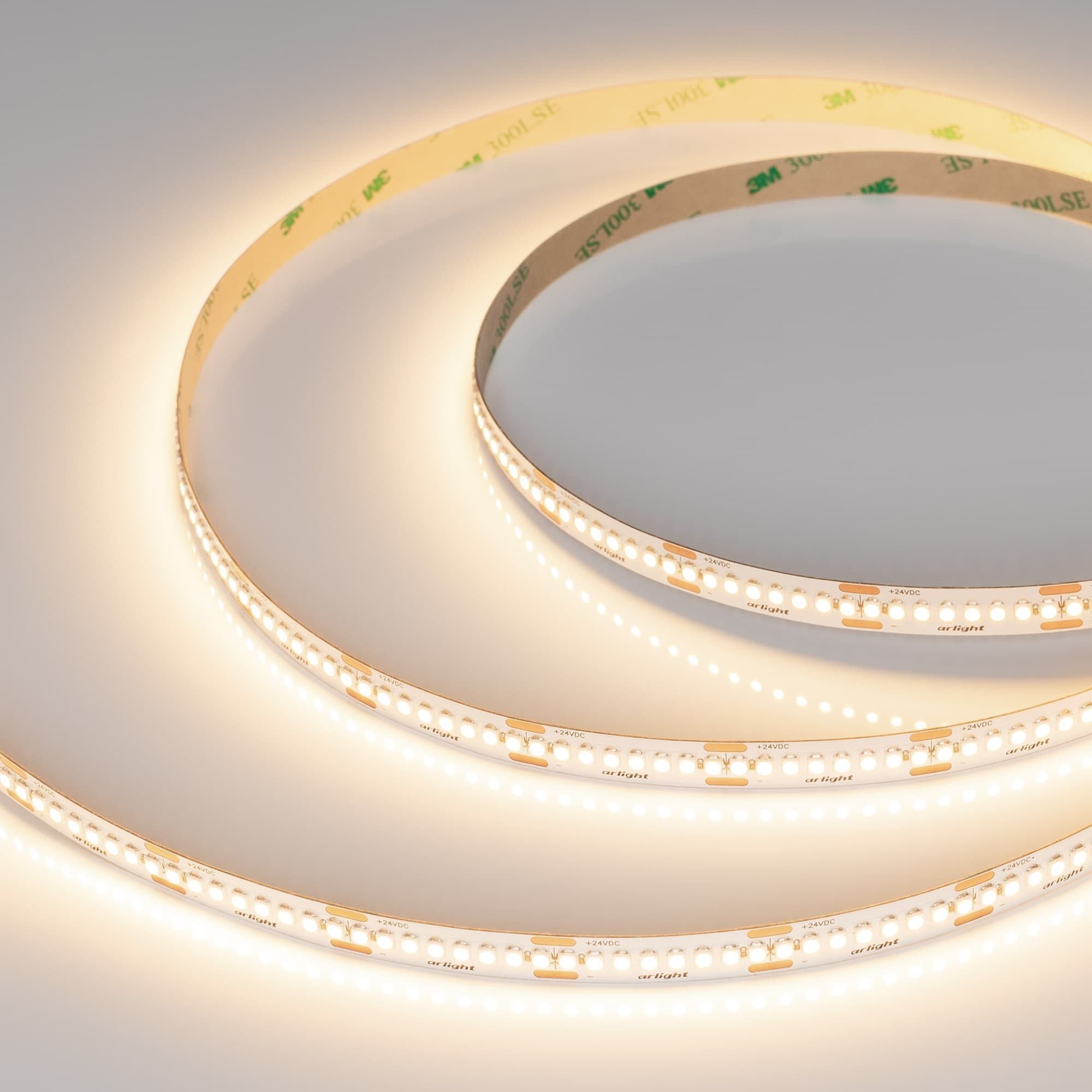 Светодиодная лента UL-A240-10mm 24V Warm3000 (19 W/m, IP20, 5m) (Arlight, 7 лет) 048128 — фото 1