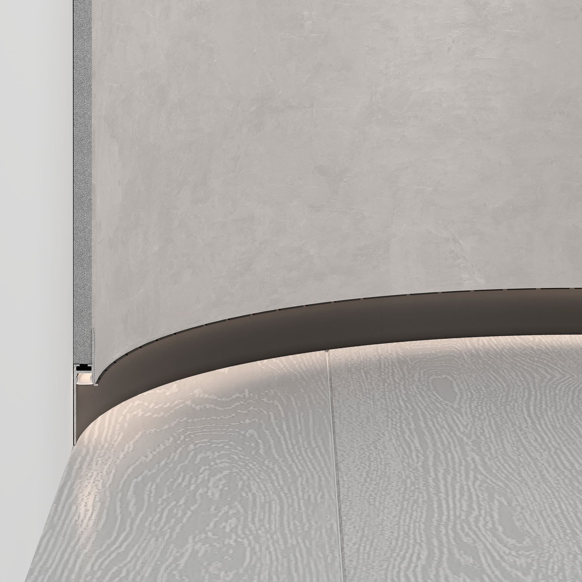 Профиль PLINTUS-FANTOM-BENT-H35-SIDE-2000 BLACK (Arlight, Алюминий) 043676(1) — фото 4