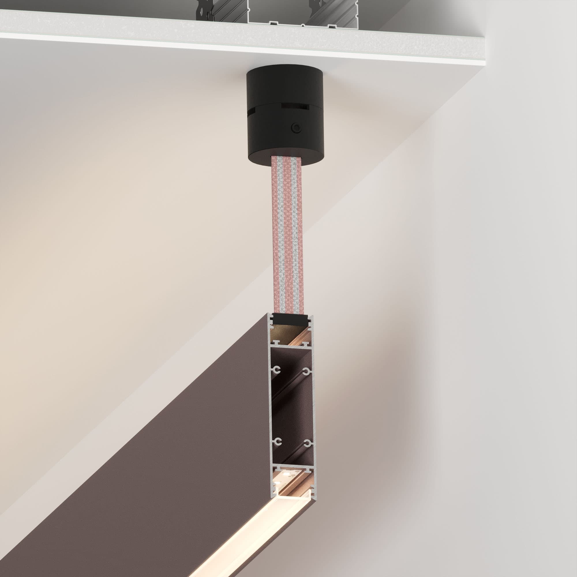 Основание накладное SL-LINE-W20-BELT BLACK (Arlight, Алюминий) 051269 — фото 3