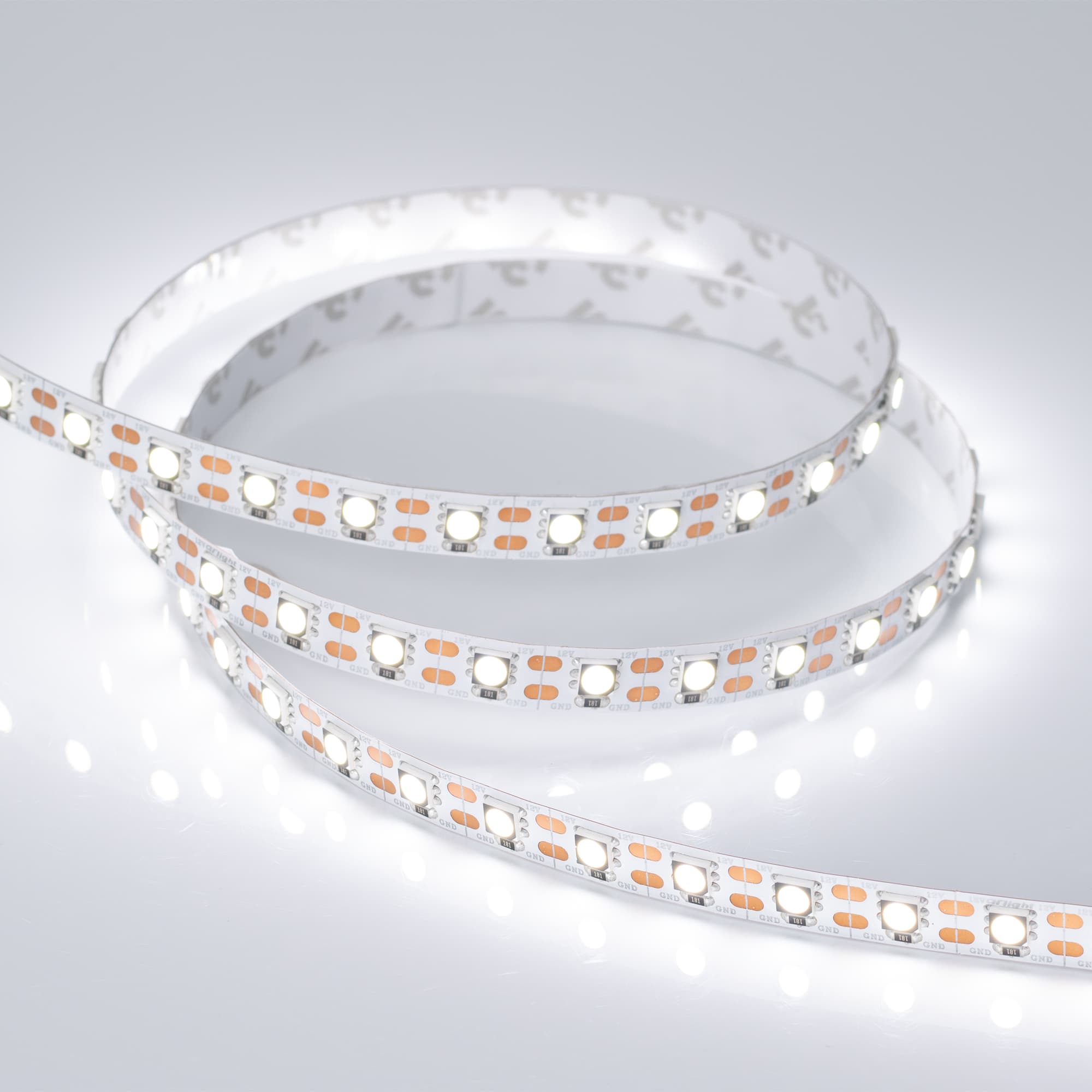 Светодиодная лента RT 2-5000 12V Cx1 Day5000 2x (5060, 360 LED, CRI98) (Arlight, 16.8 Вт/м, IP20) 021471(1) — фото 3