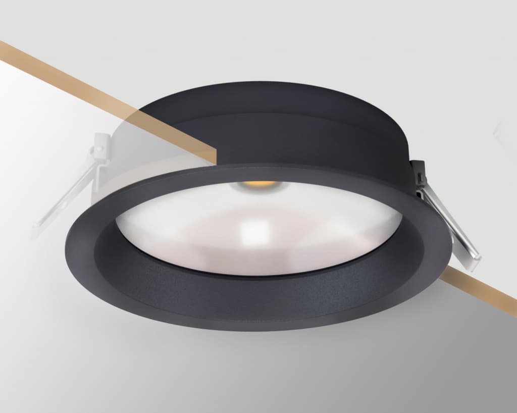 Корпус светодиодного светильника типа DownLight встраиваемый CID M
