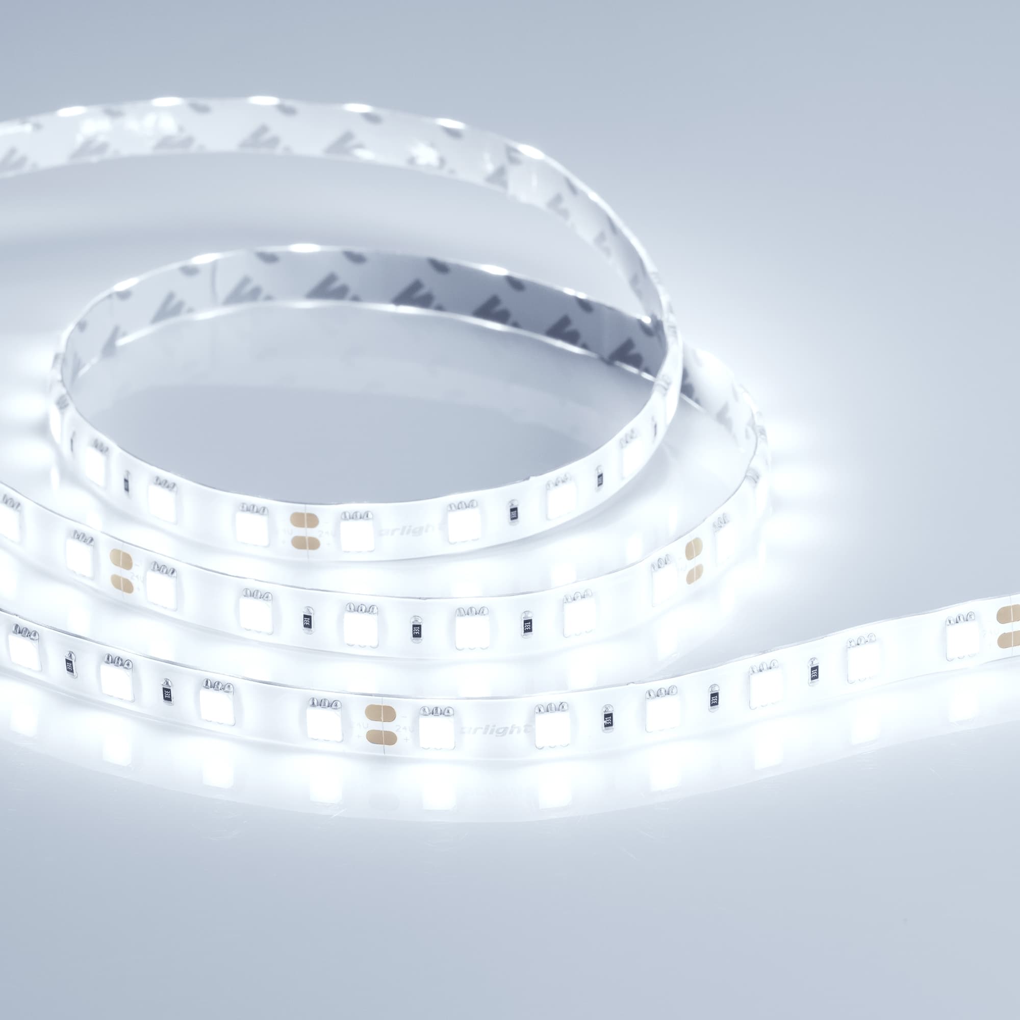 Светодиодная лента RTW 2-5000SE 24V Cool 2x (5060, 300 LED, LUX) (Arlight, 14.4 Вт/м, IP65) 016847 — фото 2