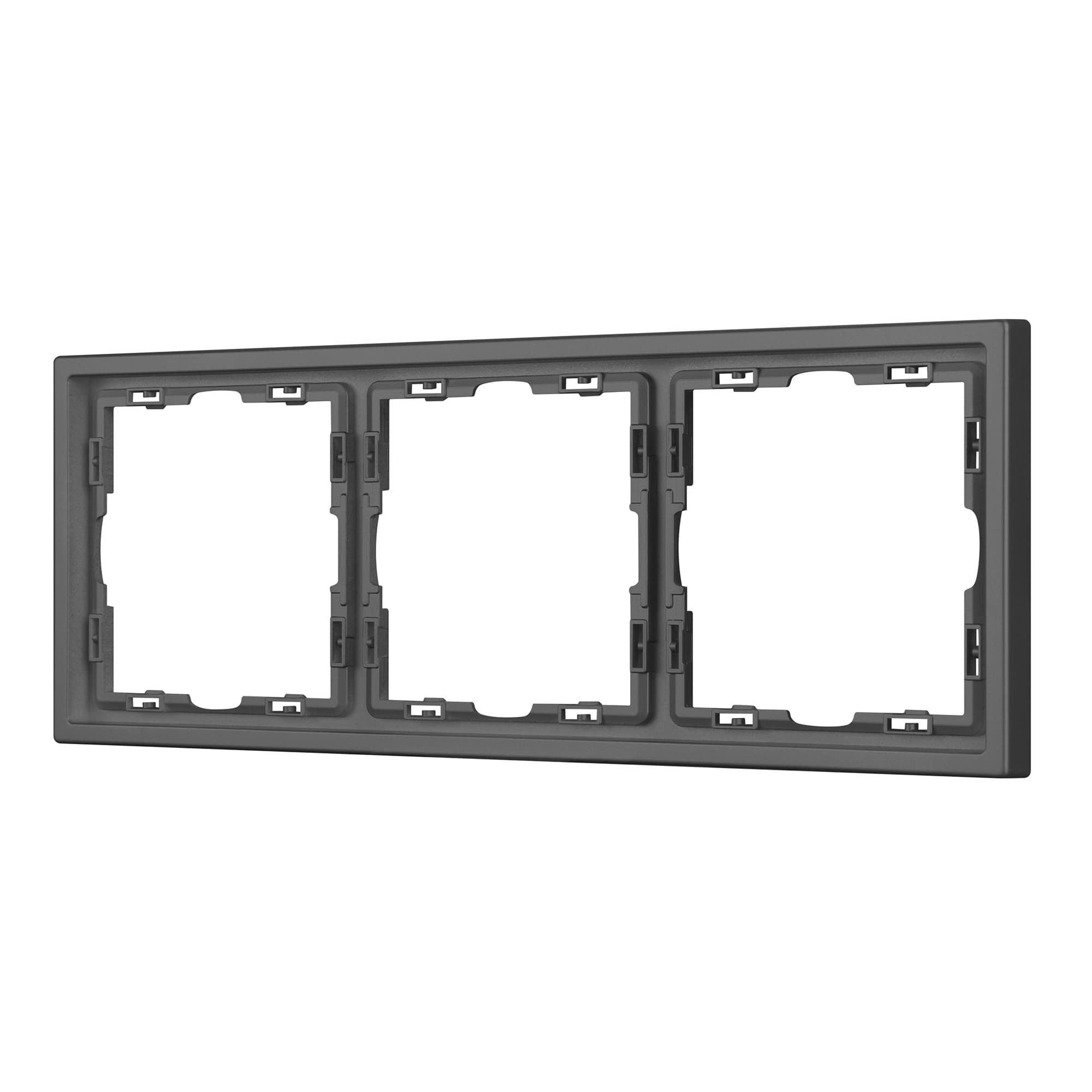 Рамка пластиковая FRM-NOBE-SFPL-3-GR (Arlight, Серый базальт) 054222