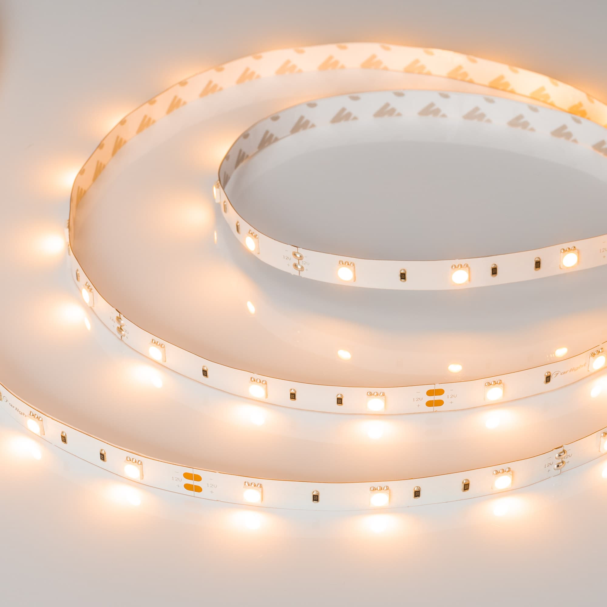 Светодиодная лента RT-B30-10mm 12V Warm2400 (7.2 W/m, IP20, 5060, 5m) (Arlight, Открытый) 018102(2) — фото 1
