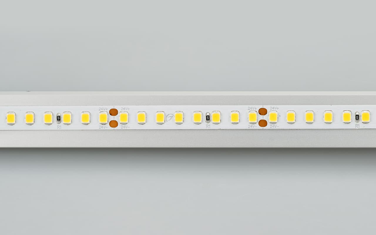 Светодиодная лента RT 2-5000 24V White5500 2x (2835, 160 LED/m, LUX) (Arlight, 12 Вт/м, IP20) 024535 — фото 3