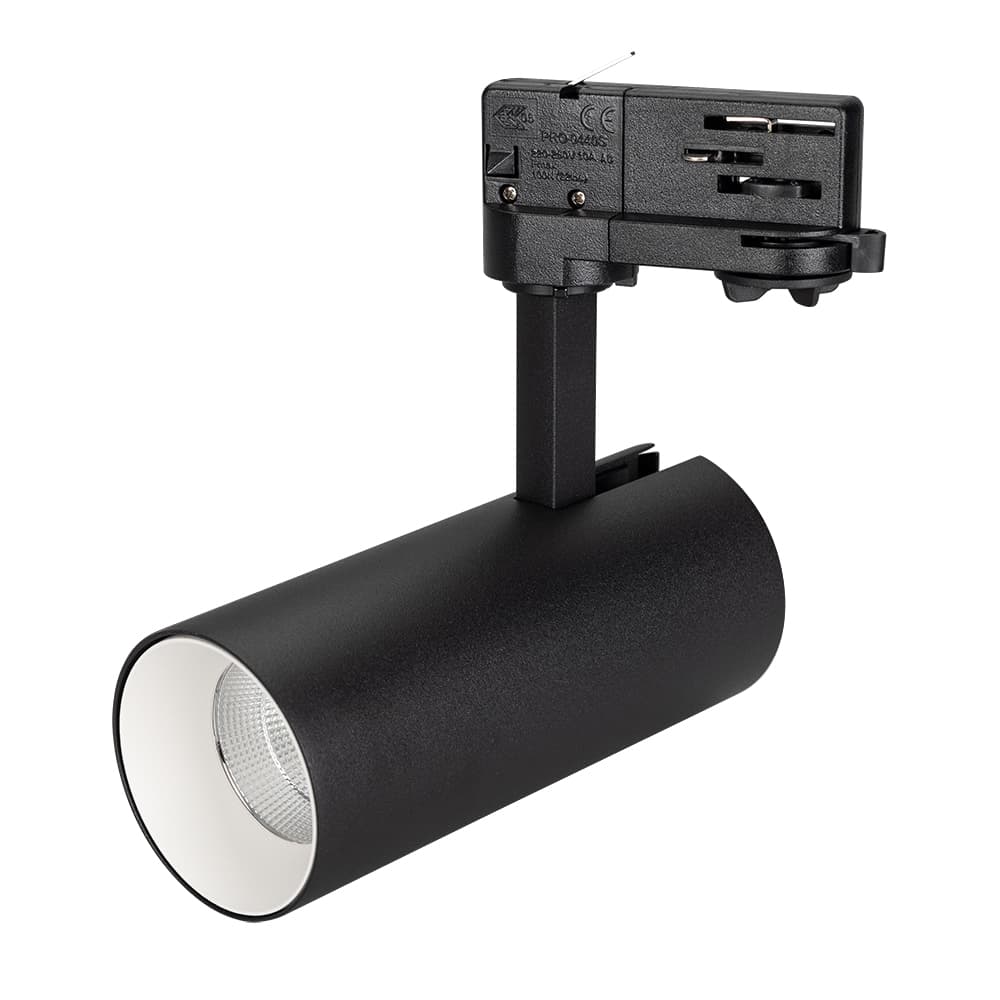 Светильник SP-POLO-TRACK-LEG-R65-8W Day4000 (BK-WH, 40 deg) (Arlight, IP20 Металл, 5 лет) 027465