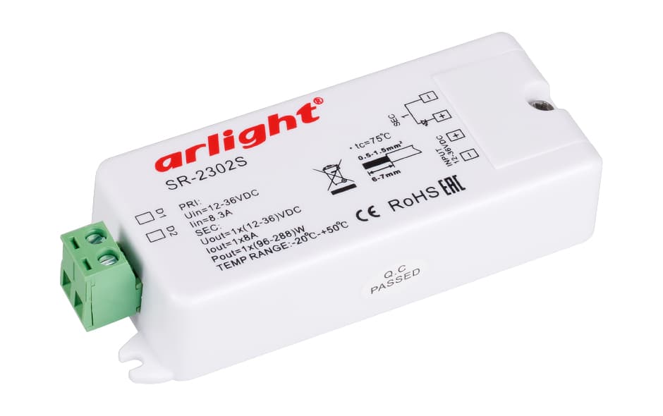 Диммер DALI SR-2302S (12-36V, 96-288W, 1 адрес) (Arlight, -) 020188