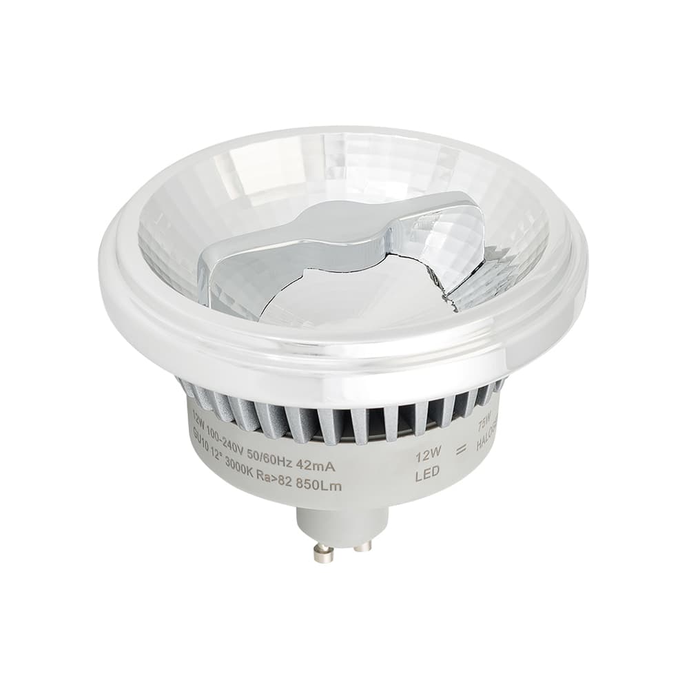 Лампа AR111-UNIT-GU10-15W-DIM Warm3000 (WH, 24 deg, 230V) (Arlight, Металл) 026867