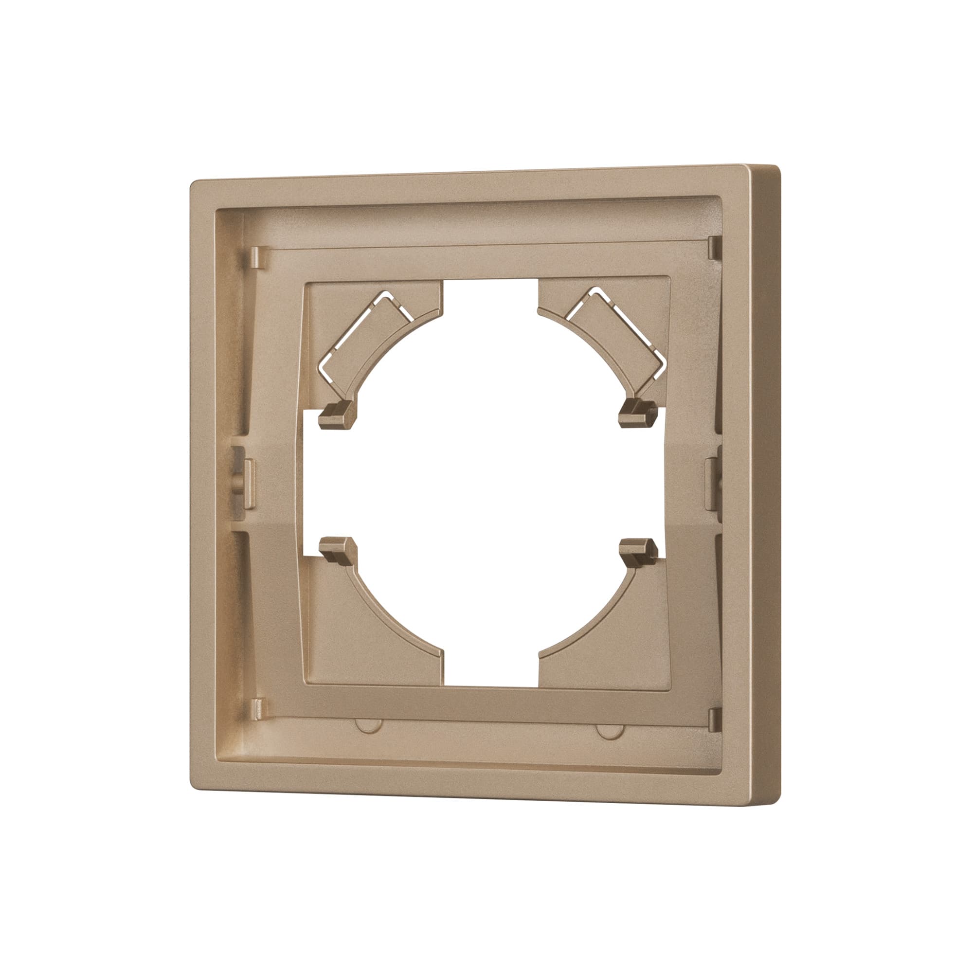 Рамка пластиковая FRM-TENDO-PL-1-GD (Arlight, Песочный) 053838