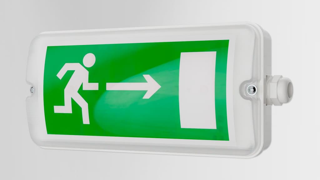 Эвакуационный антивандальный светодиодный светильник Pulse-9.A3 Exit-U FALDI — фото 17