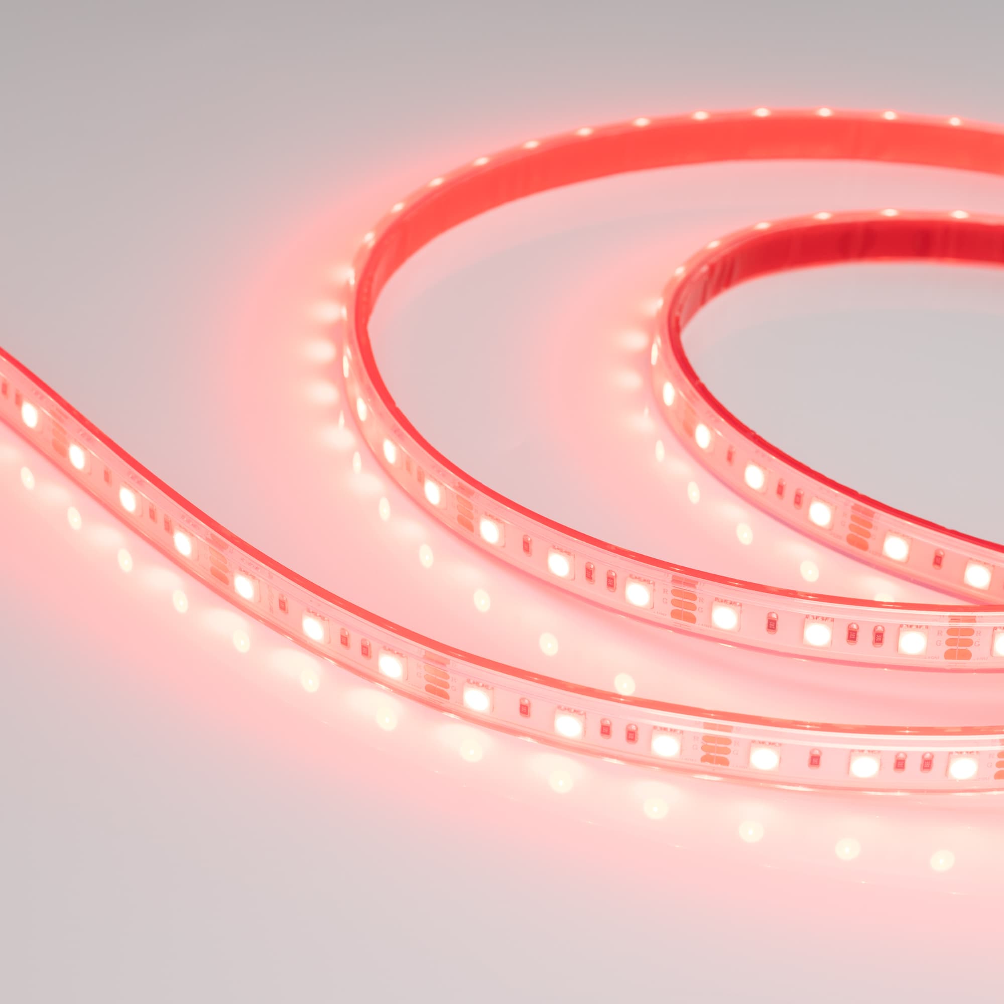 Светодиодная лента RTW 2-5000P 12V RGB 2x (5060, 300 LED, LUX) (Arlight, 14.4 Вт/м, IP66) 012311 — фото 4