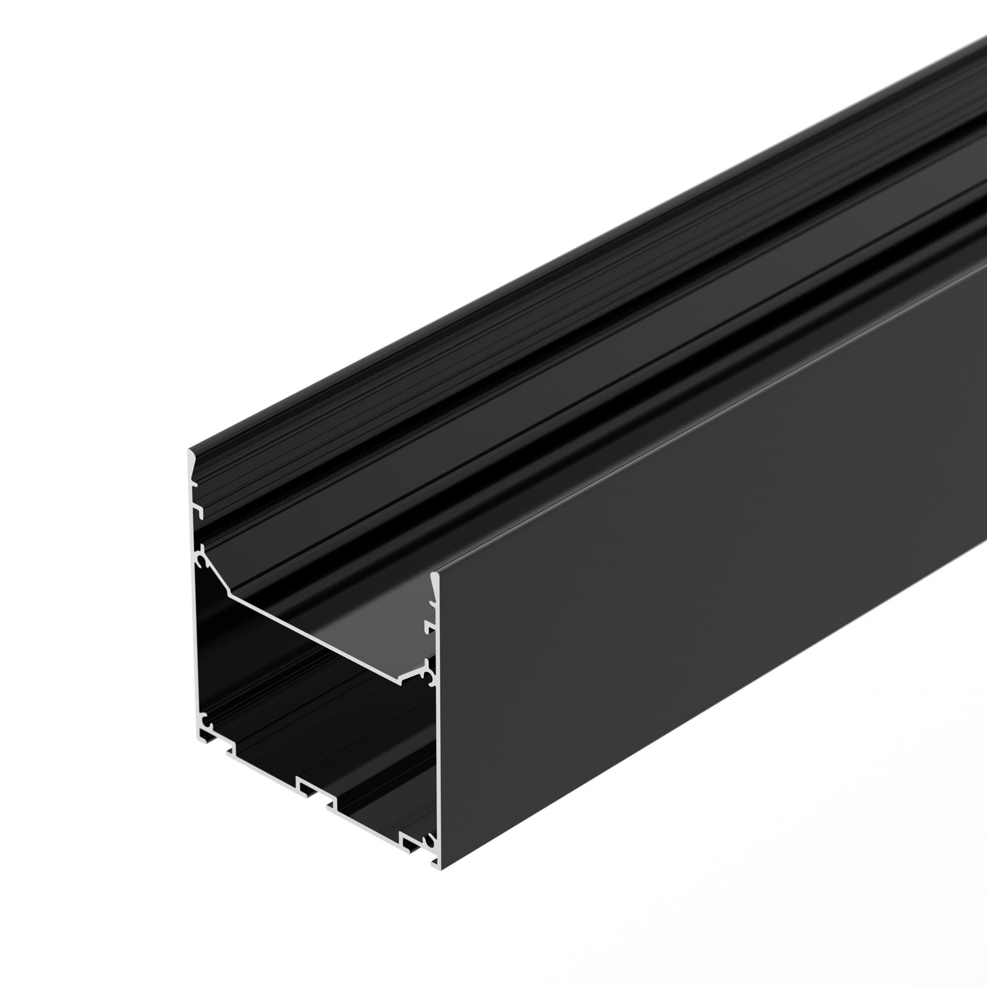 Профиль LINE-S-7575-2500 BLACK (Arlight, Алюминий) 041856 — фото 2