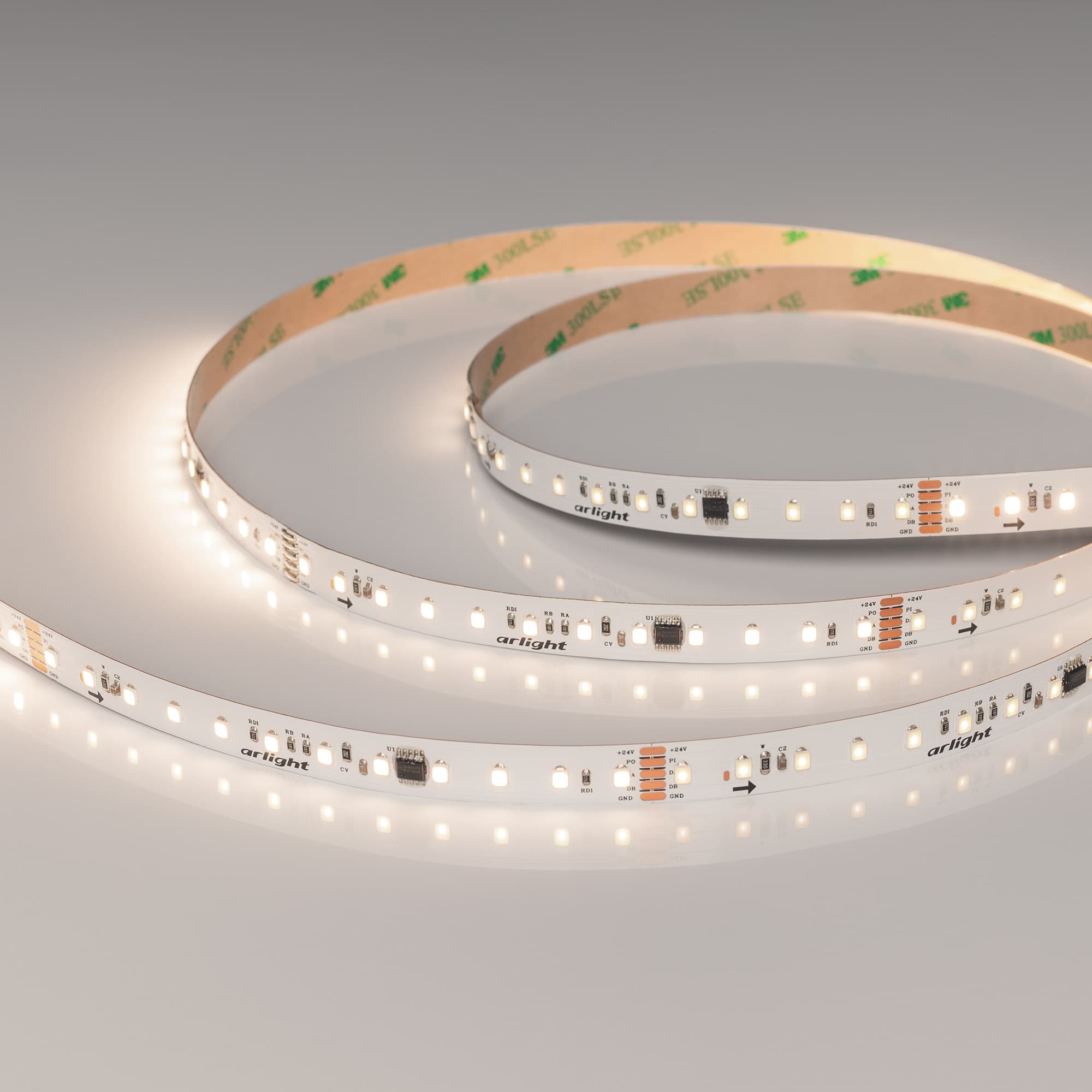 Светодиодная лента DMX-A96-12mm 24V Day4000-PX12 (14 W/m, IP20, 5m) (Arlight, CRI>90) 058172 — фото 1