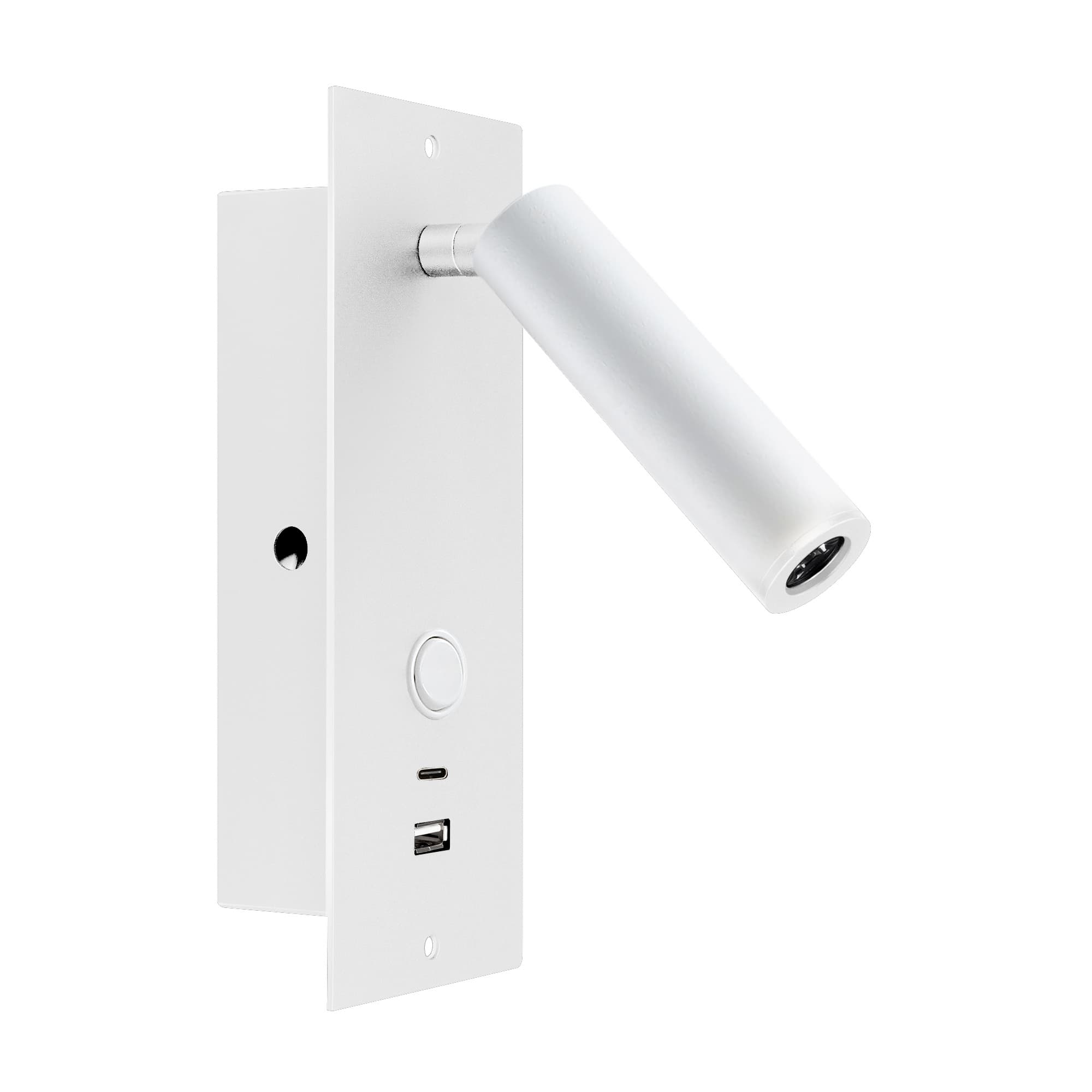 Светильник SP-BED-CHARGE-BUILT-S80x230-3W Warm3000 (WH, 20 deg, 230V, USB-A, USB-C) (Arlight, IP20 Металл, 3 года) 046881