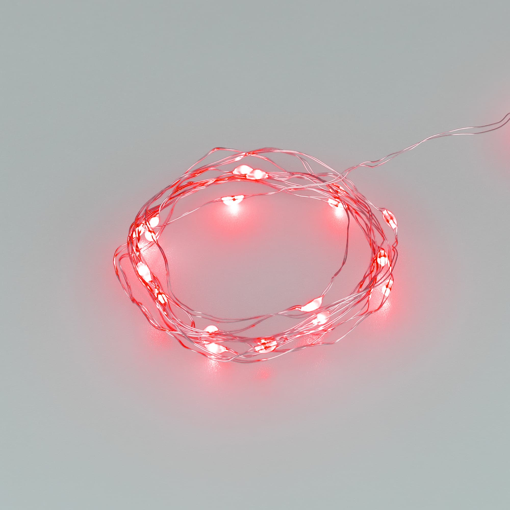 Arlight Светодиодная гирлянда ARD-DEW-HOME-2000-CLEAR-20LED-STD Red (1.5V, Battery Pack, Cork) (Ardecoled, IP20) 048696