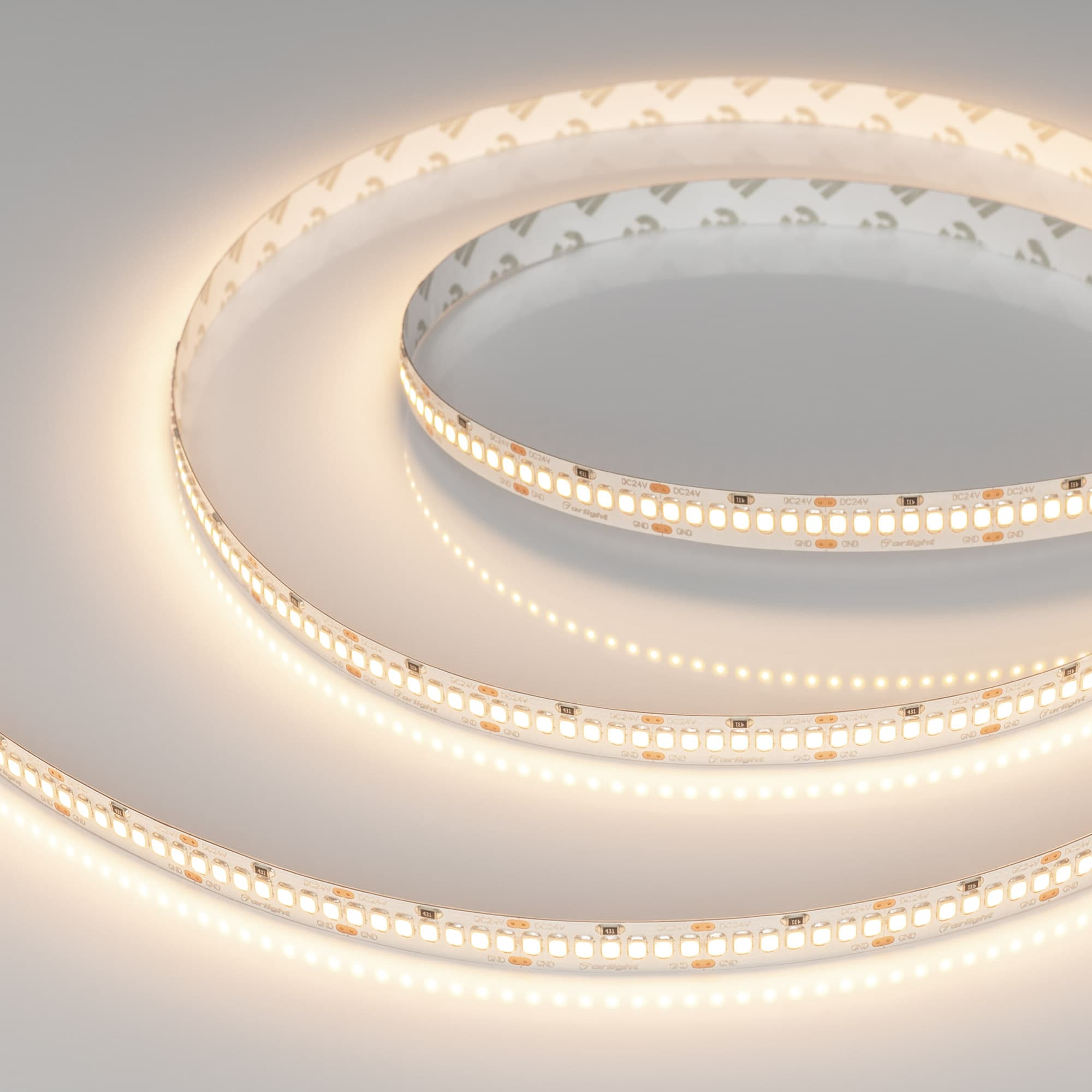 Светодиодная лента UL-A252-10mm 24V Warm3000 (11 W/m, IP20, 5m) (Arlight, 7 лет) 042319 — фото 1