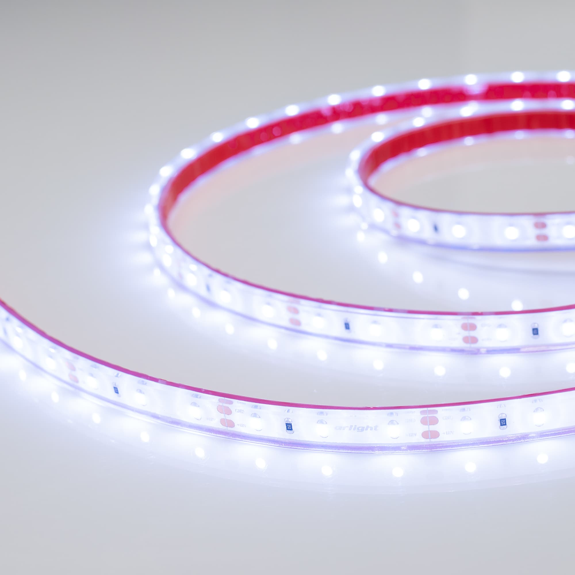Светодиодная лента RTW 2-5000PGS 12V Cool (3528, 300 LED, LUX) (Arlight, 4.8 Вт/м, IP67) 016839 — фото 3