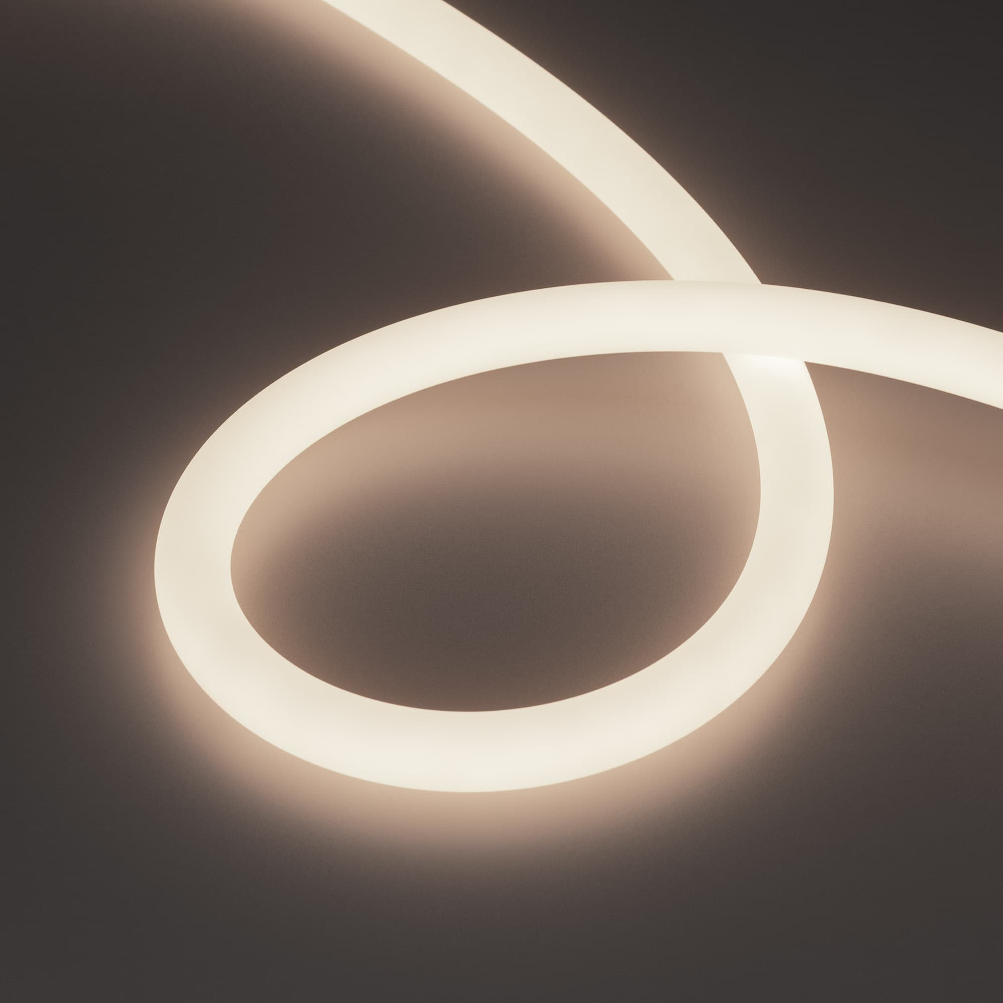 Светодиодная лента герметичная MOONLIGHT-TOP-A336-D18mm 24V Day4000 360deg (14.4 W/m, IP65, 2835, 5m, wire x1) (Arlight, Вывод прямой, 3 года) 038753