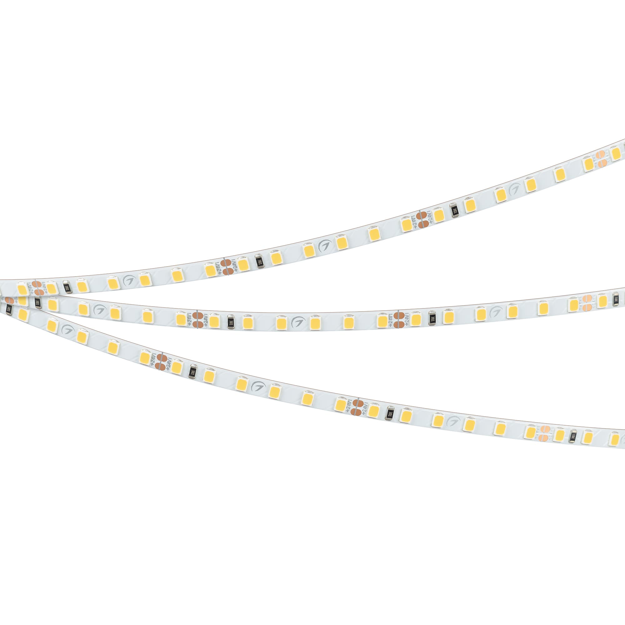 Светодиодная лента RT-A120-5mm 24V Warm2400 (9.6 W/m, IP20, 2835, 5m) (Arlight, узкая) 018100(2) — фото 2