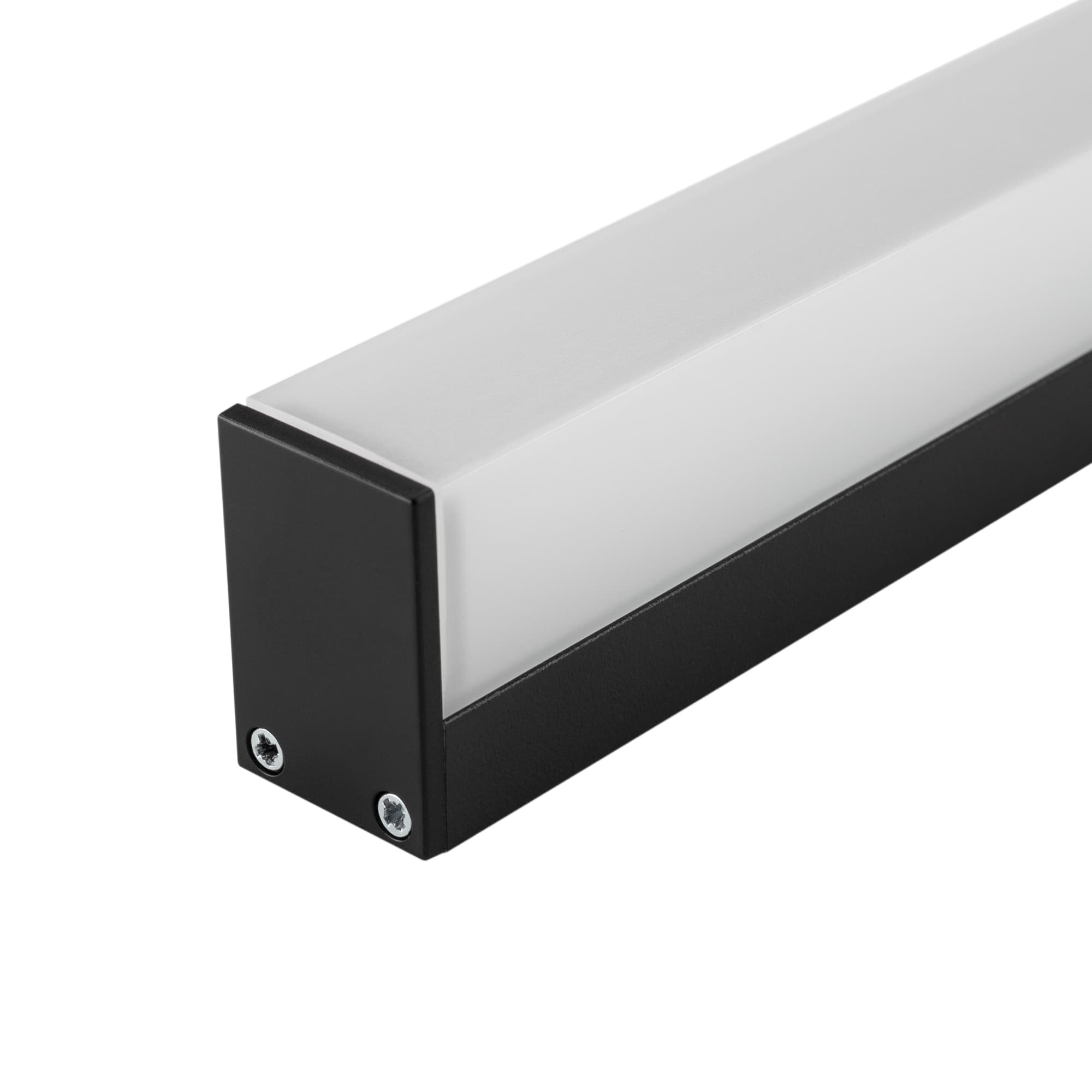 Профиль с экраном SL-LINE-2011M-2500 BLACK+OPAL RCT (Arlight, Алюминий) 029280 — фото 2