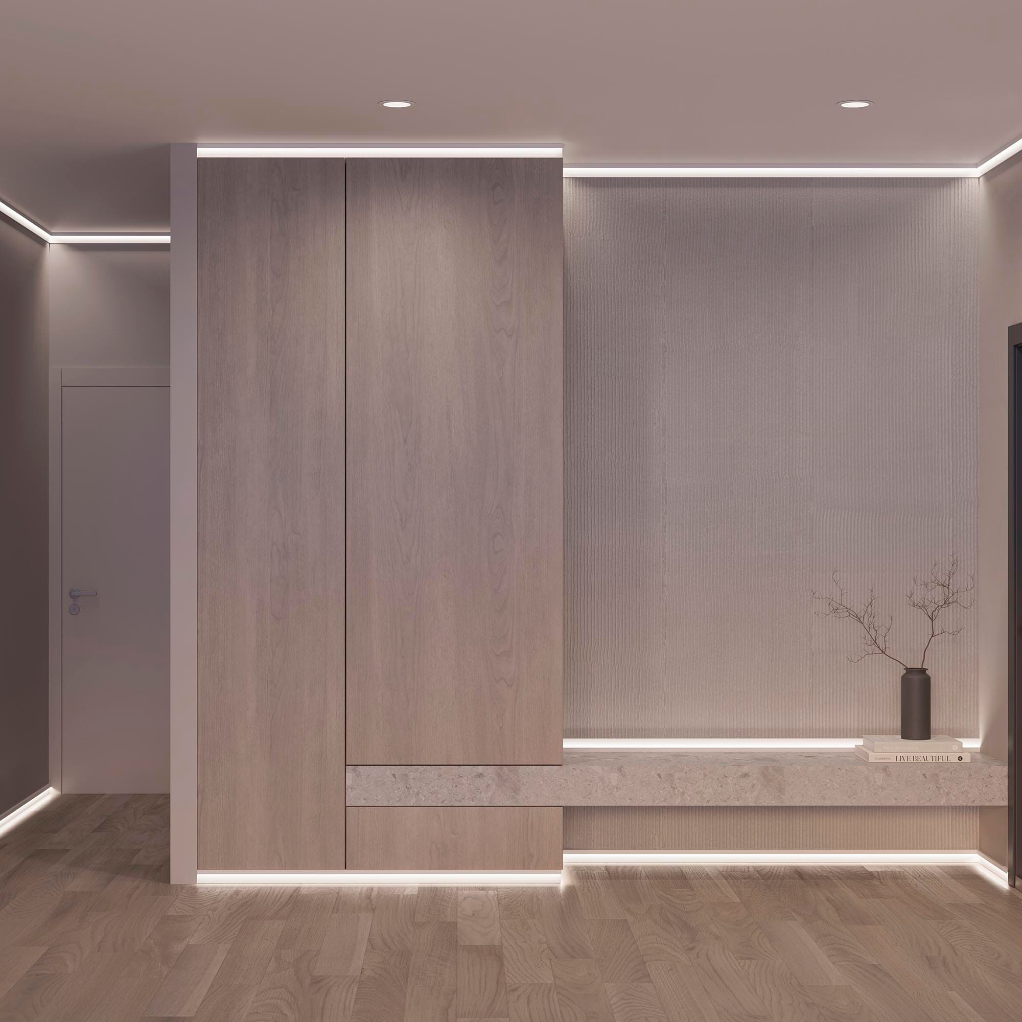 Профиль PLINTUS-H55-2000 WHITE (Arlight, Алюминий) 045445 — фото 4