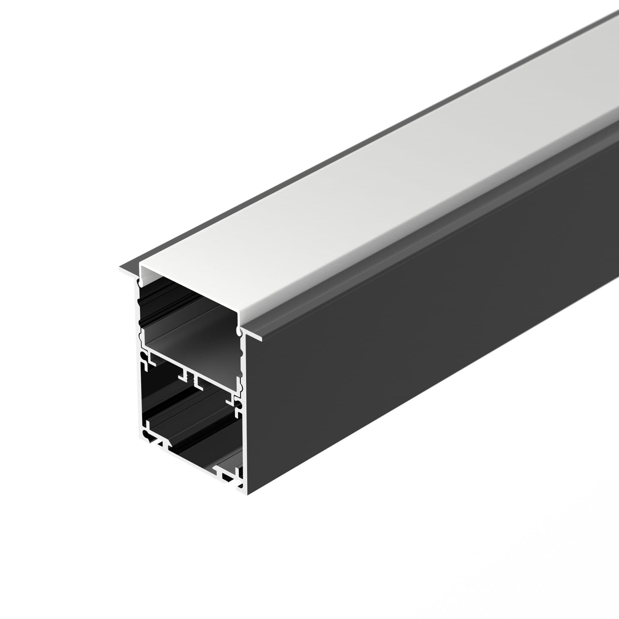 Профиль SL-LINIA52-3L-F-2000 ANOD BLACK (Arlight, Алюминий) 044685 Arlight — фото 2