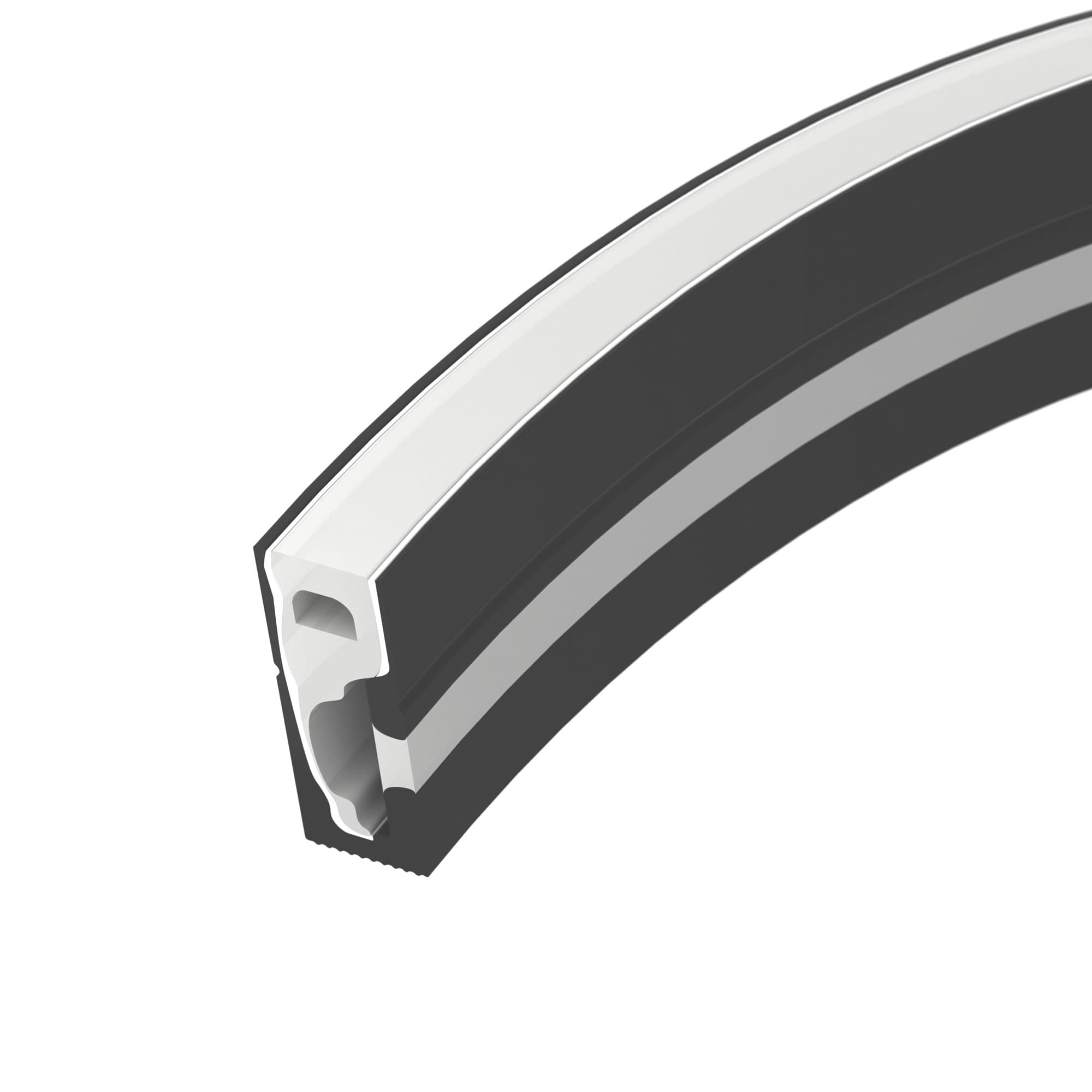 Силиконовый профиль WPH-FLEX-0616-SIDE-S9-5m BLACK (Arlight, Силикон) 045788 — фото 1