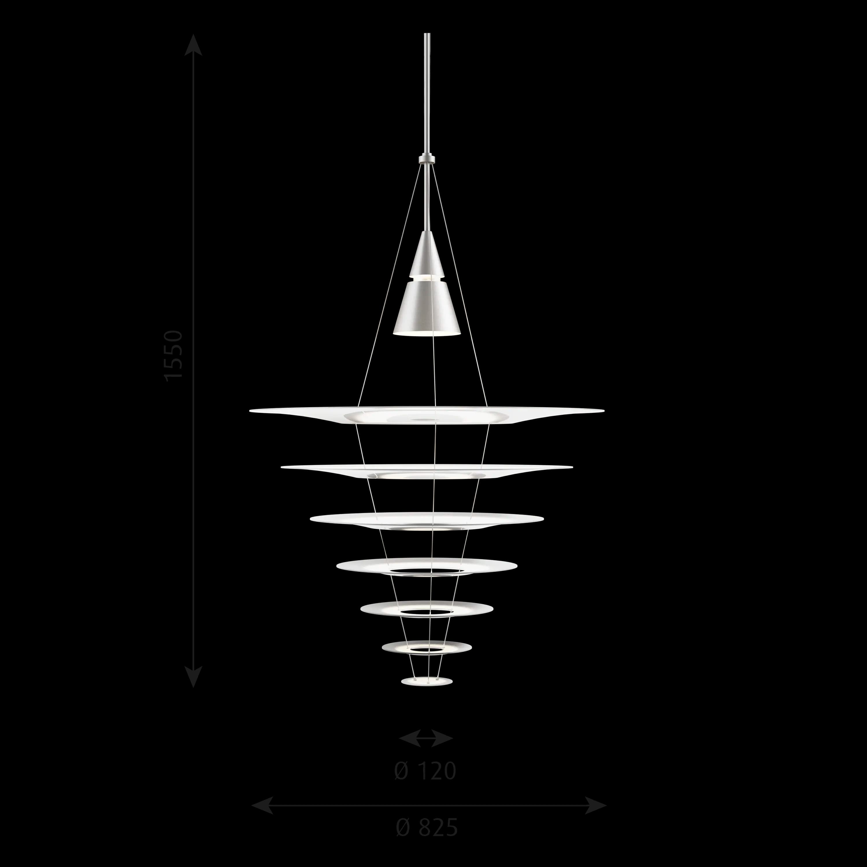 Louis Poulsen Enigma Pendant Brushed aluminium colour Ø 825 — фото 5