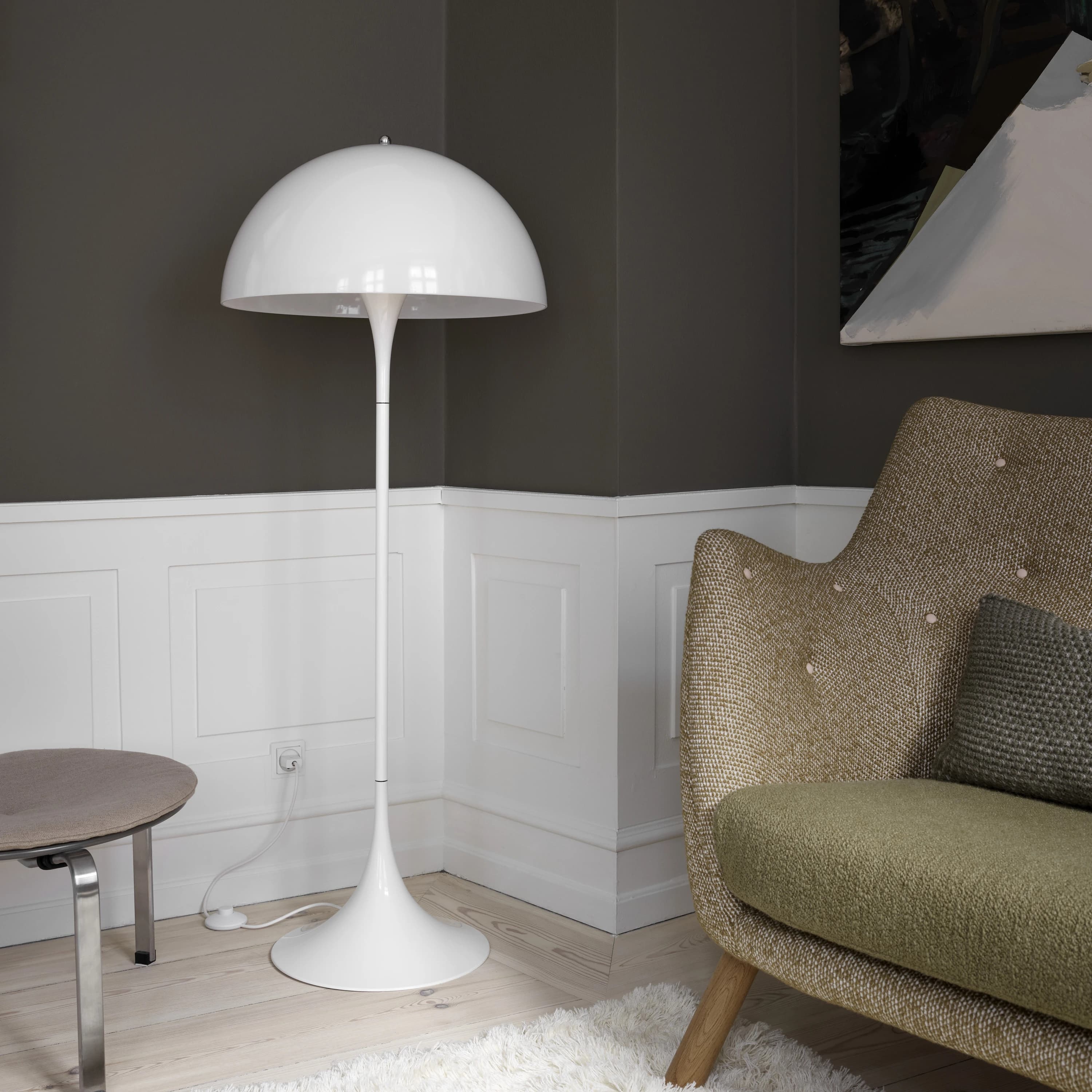 Louis Poulsen Panthella Floor Lamp White opal acryl — фото 3