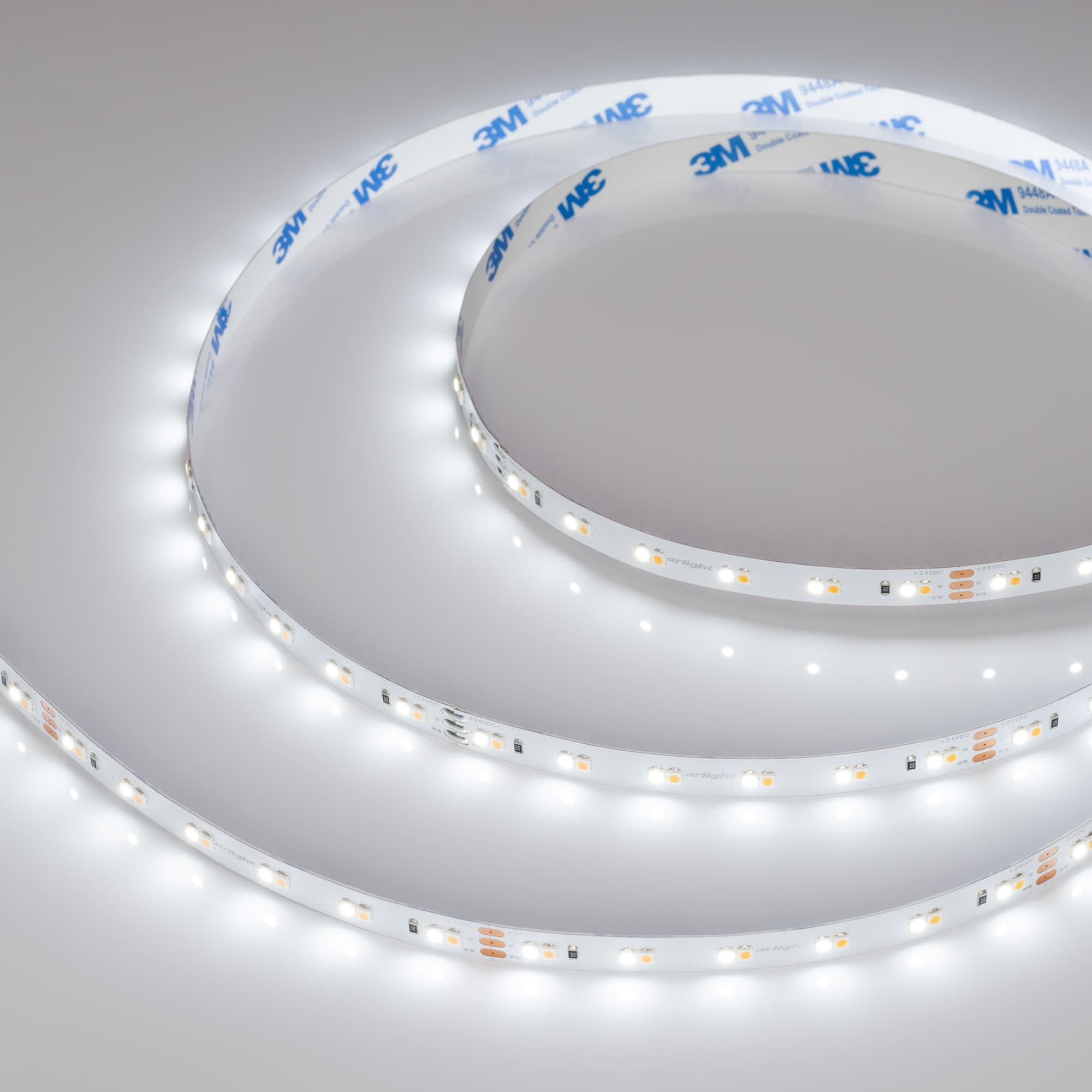 Светодиодная лента RT-A120-10mm 24V White-MIX (9.6 W/m, IP20, 3528, 5m) (Arlight, Изменяемая ЦТ) 025211(2) — фото 3