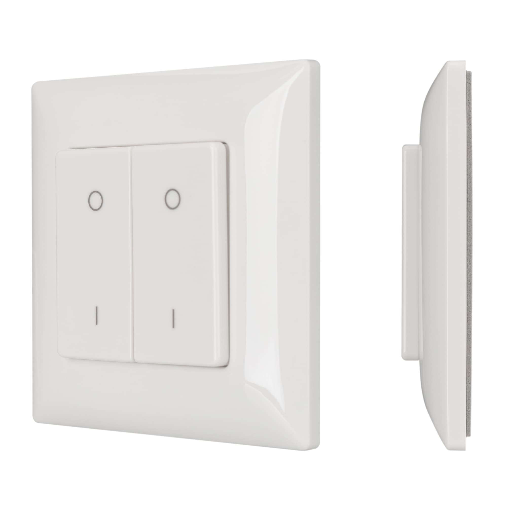 Панель SMART-P47-DIM-P-SUF (3V, 2 зоны, Knob, 2.4G) (Arlight, Пластик) 028301 Arlight — фото 1