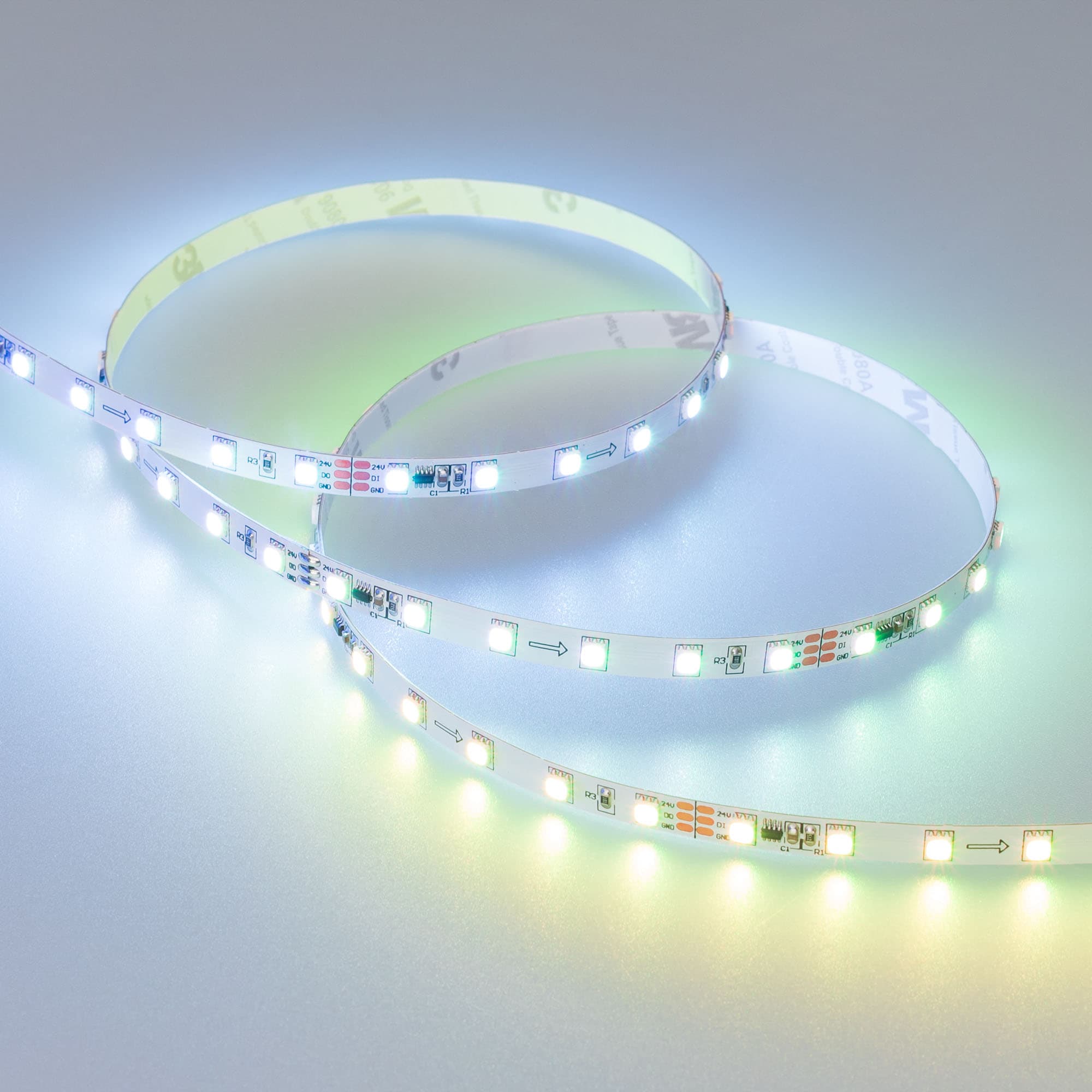 Светодиодная лента SPI-F72-7mm 24V RGB-PX6 (14.4 W/m, IP20, 3535, 5m) (Arlight, Открытый, IP20) 030195(2) — фото 5