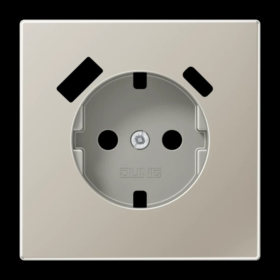 Jung Центральная накладка для SCHUKO USB CA, ES1520-15CAPL ES1520-15CAPL