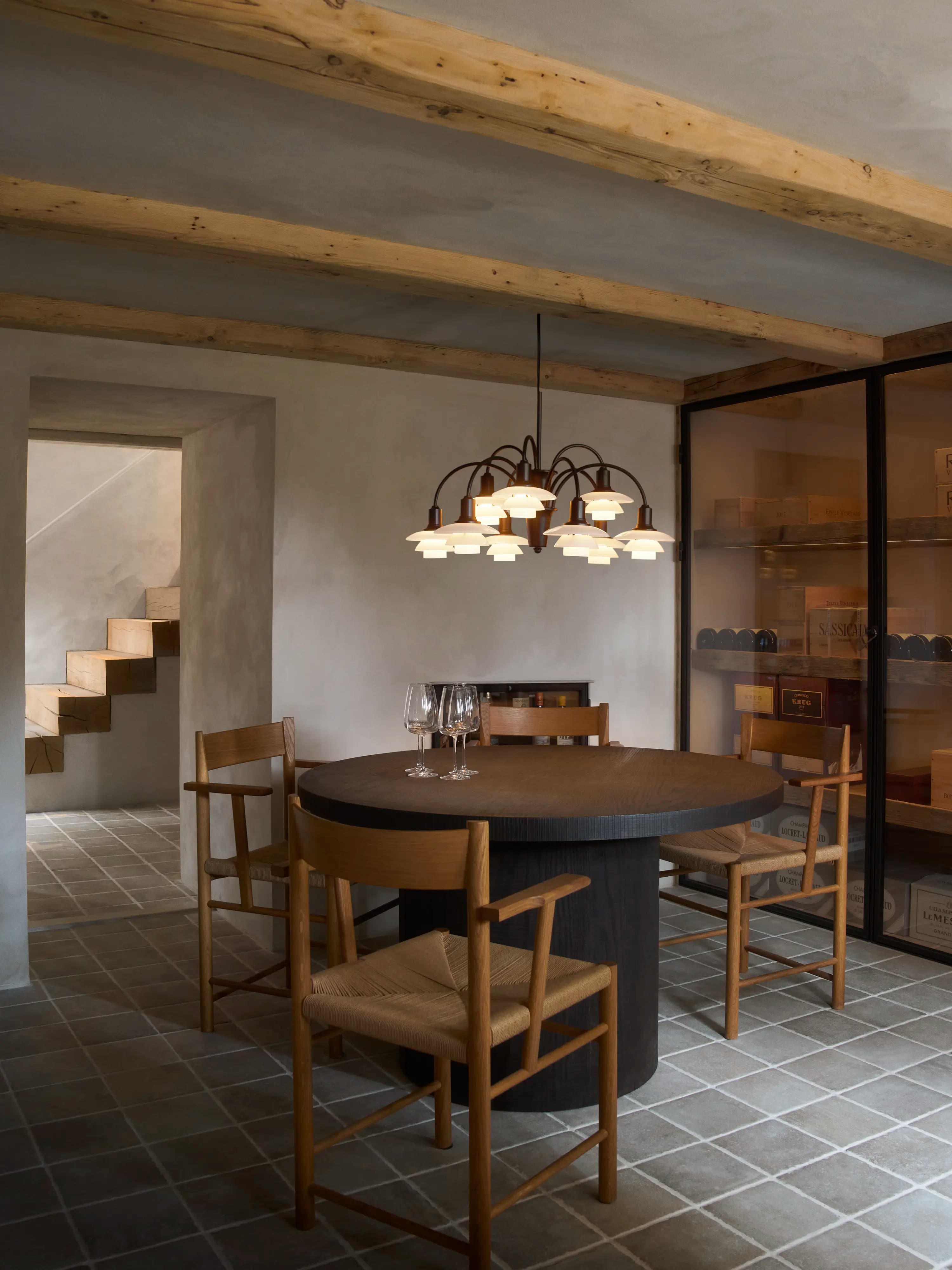 Louis Poulsen PH 1/1 Chandelier Centenary Edition Aged brass/dusty terracotta 9-ARMS — фото 7