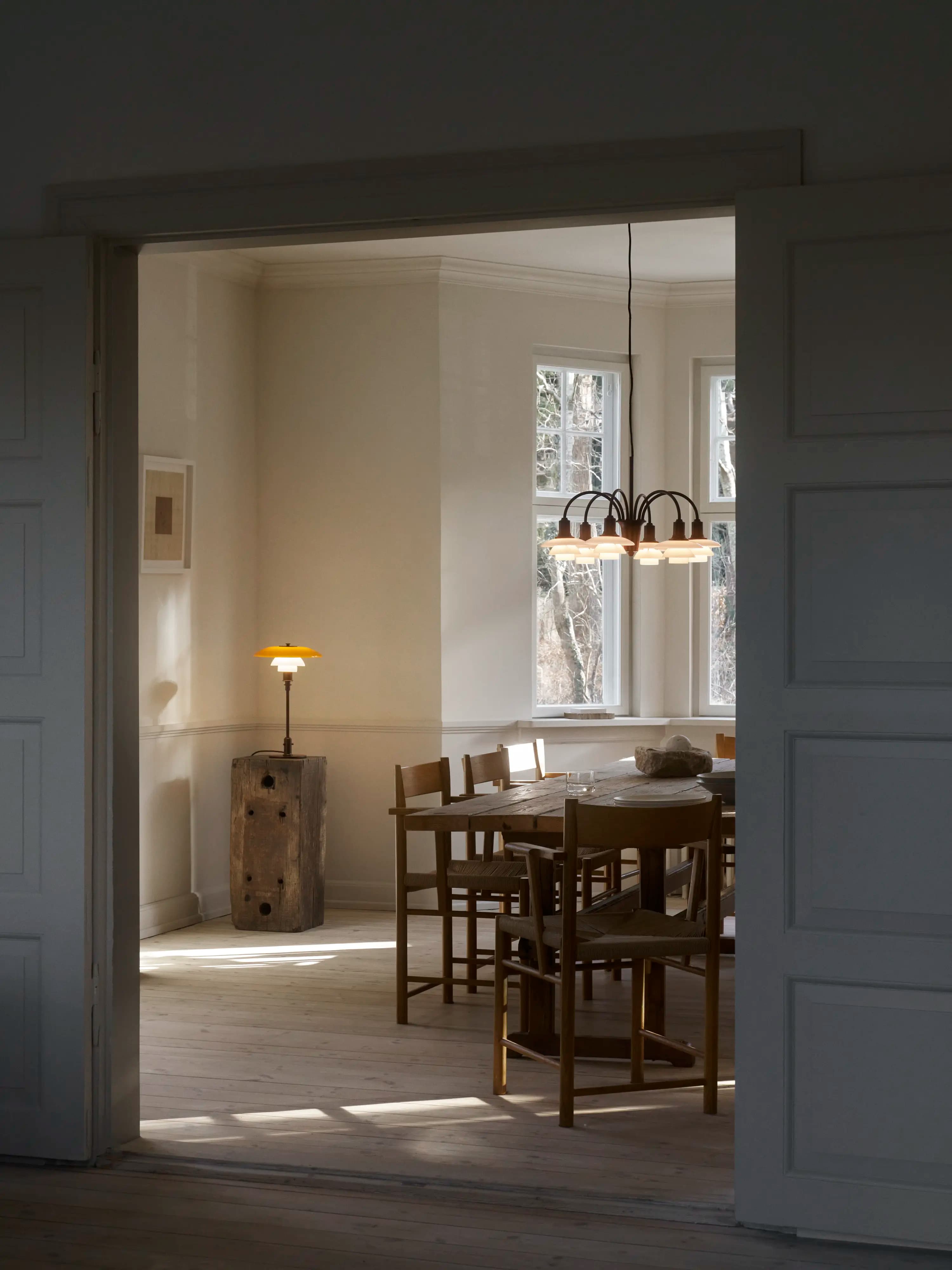 Louis Poulsen PH 1/1 Chandelier Centenary Edition Aged brass/dusty terracotta 6-ARMS — фото 6