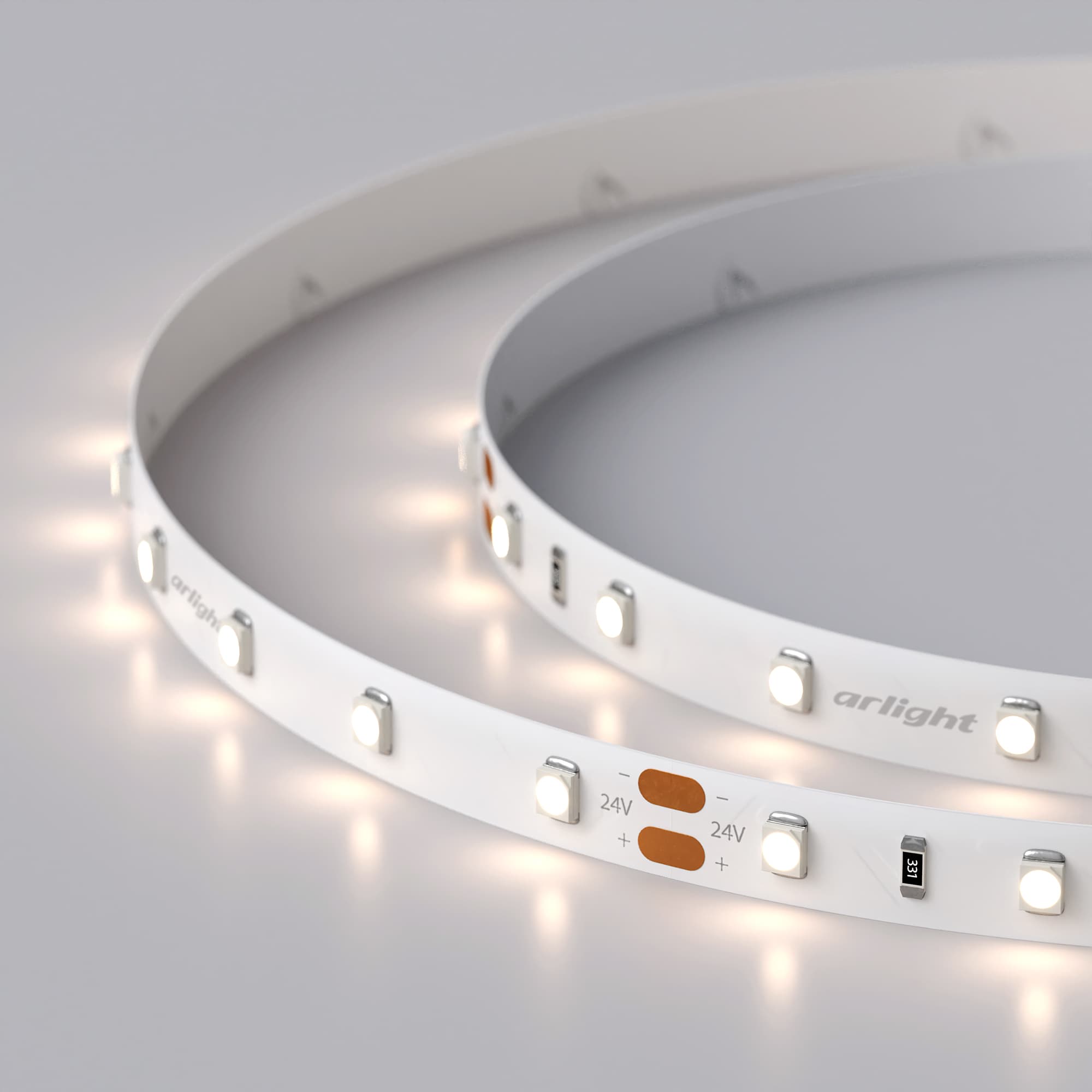 Светодиодная лента RT 2-5000 24V Day4000 (3528, 300 LED, LUX) (Arlight, 4.8 Вт/м, IP20) 016144(B) — фото 3