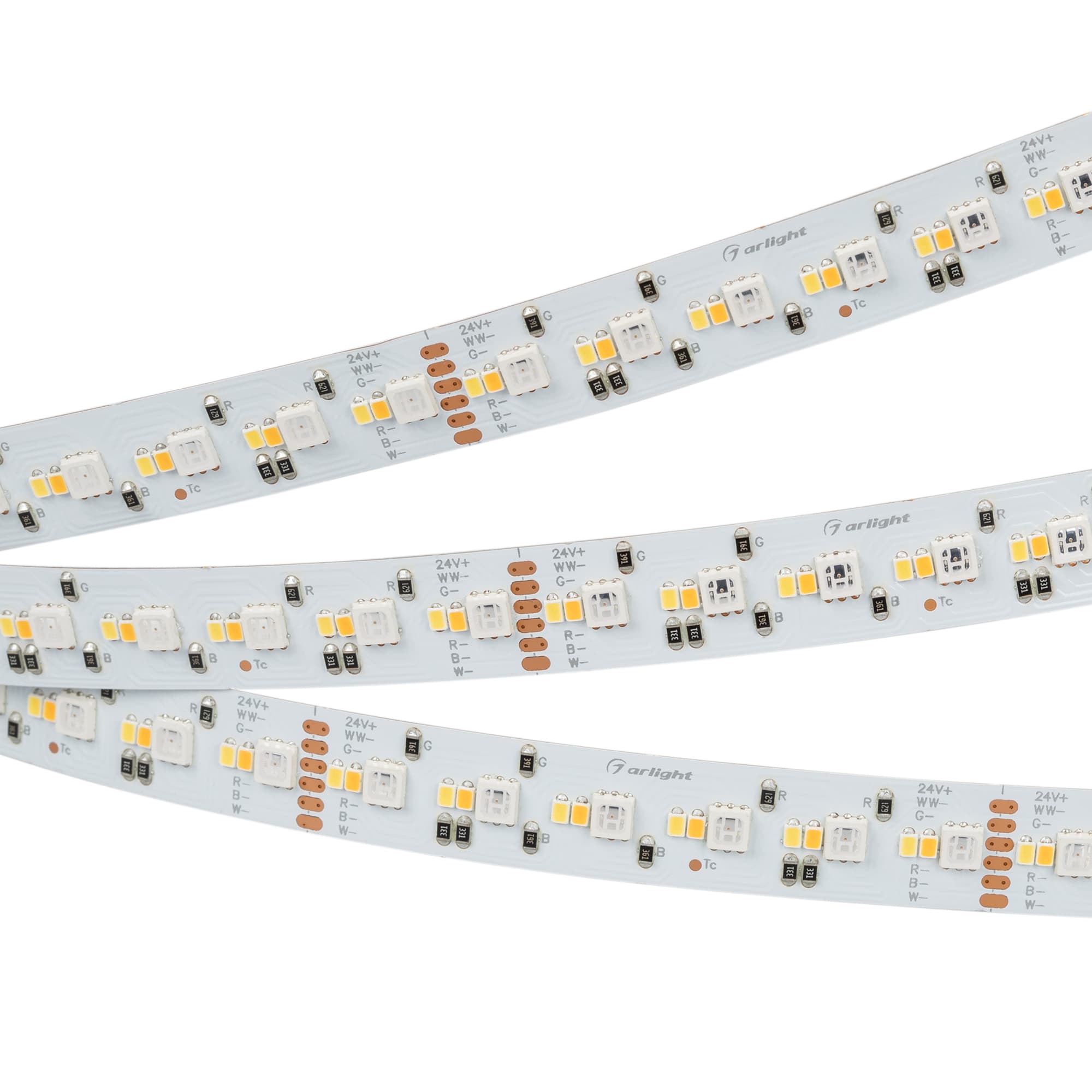 Светодиодная лента RT-GM288-12mm 24V RGBW-MIX (19.2 W/m, IP20, 3838/2216, 5m) (Arlight, Открытый) 028258(2) — фото 7