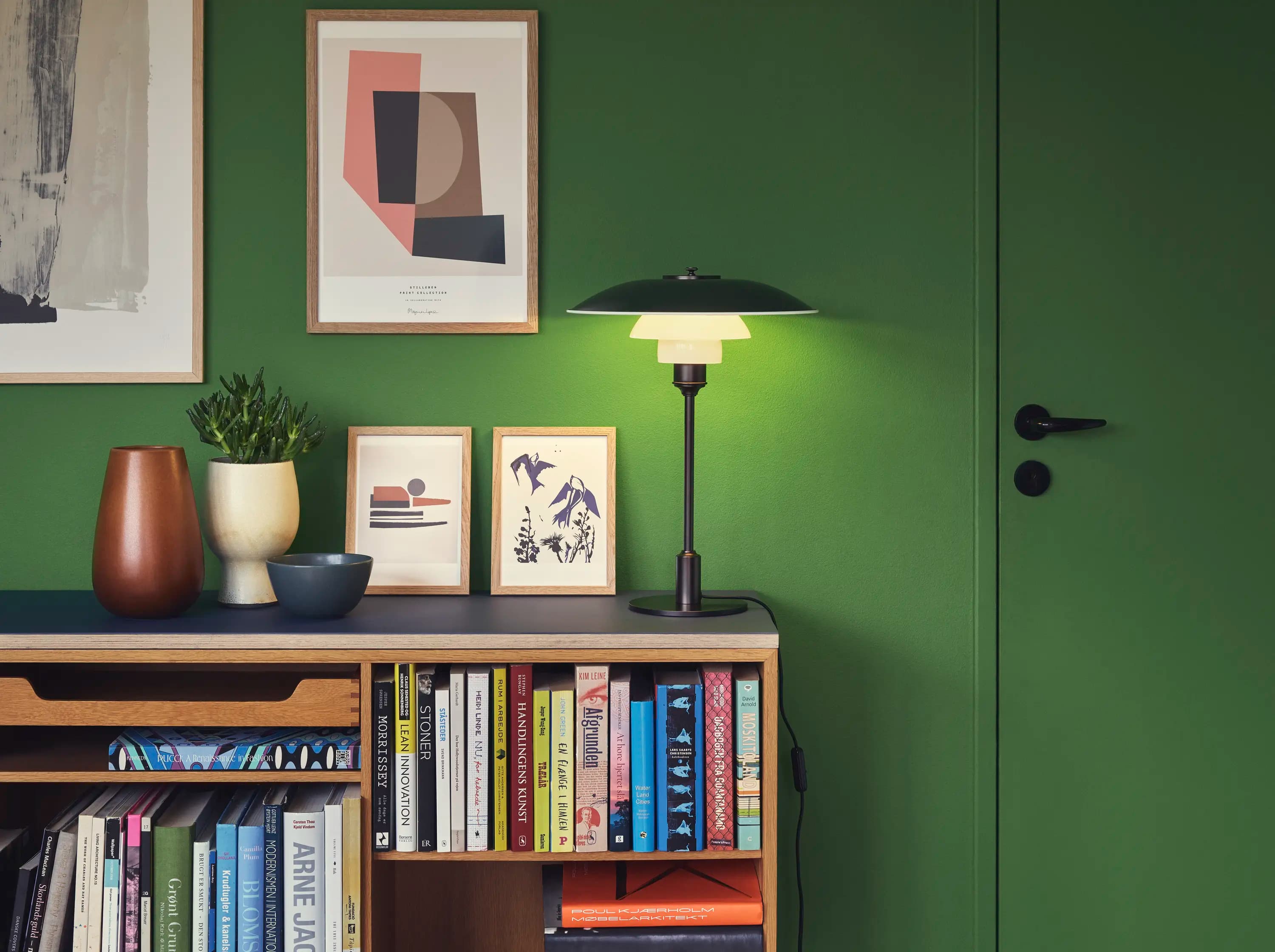 Louis Poulsen PH 3½-2½ Metal Table Lamp Green — фото 2