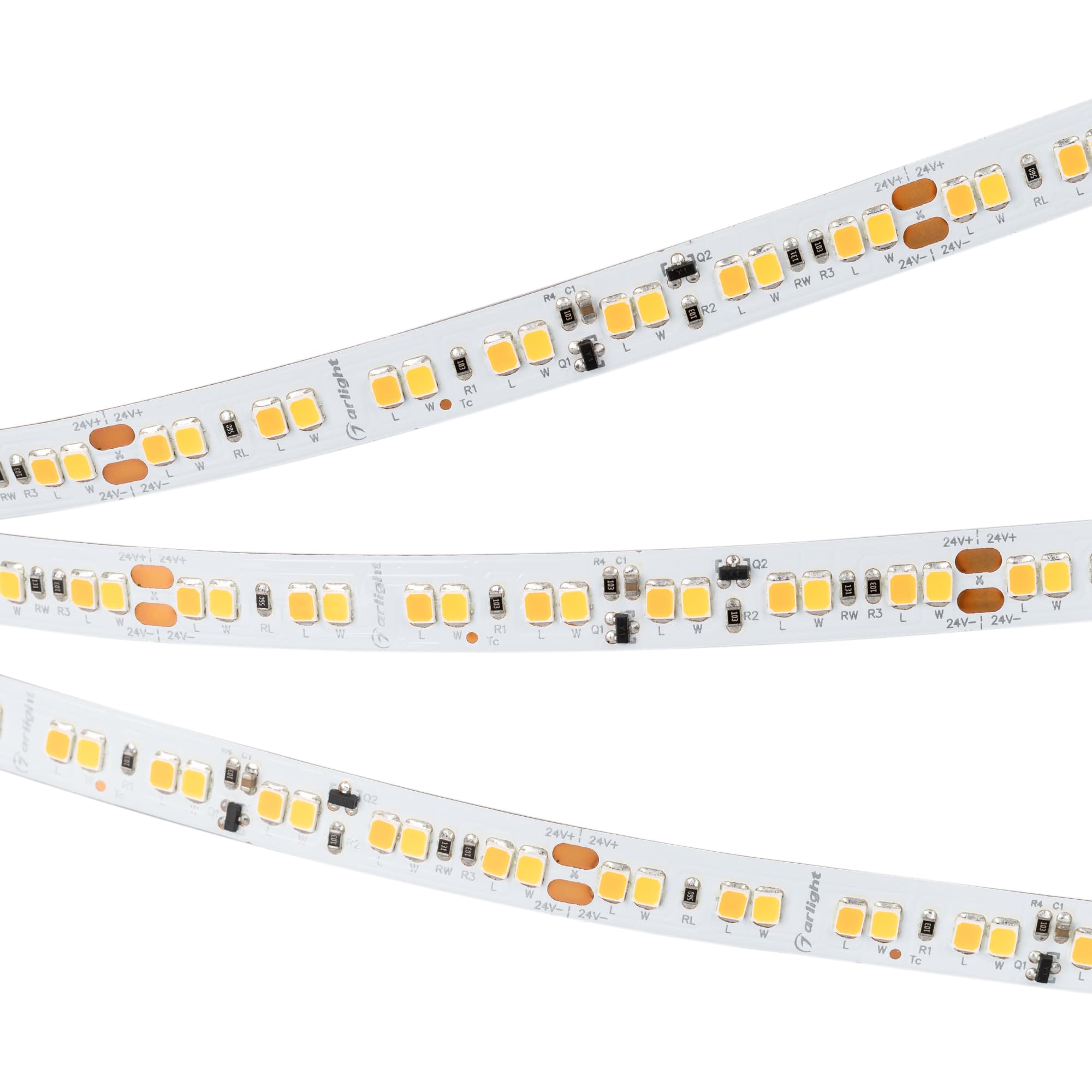 Светодиодная лента RT-A168-10mm 24V Dim-To-Warm (14.4 W/m, IP20, 2835, 5m) (Arlight, Dim-To-Warm) 033606 — фото 4