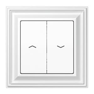 Jung Eco Profi Deco выключатель жалюзи, цвет белый глянцевый