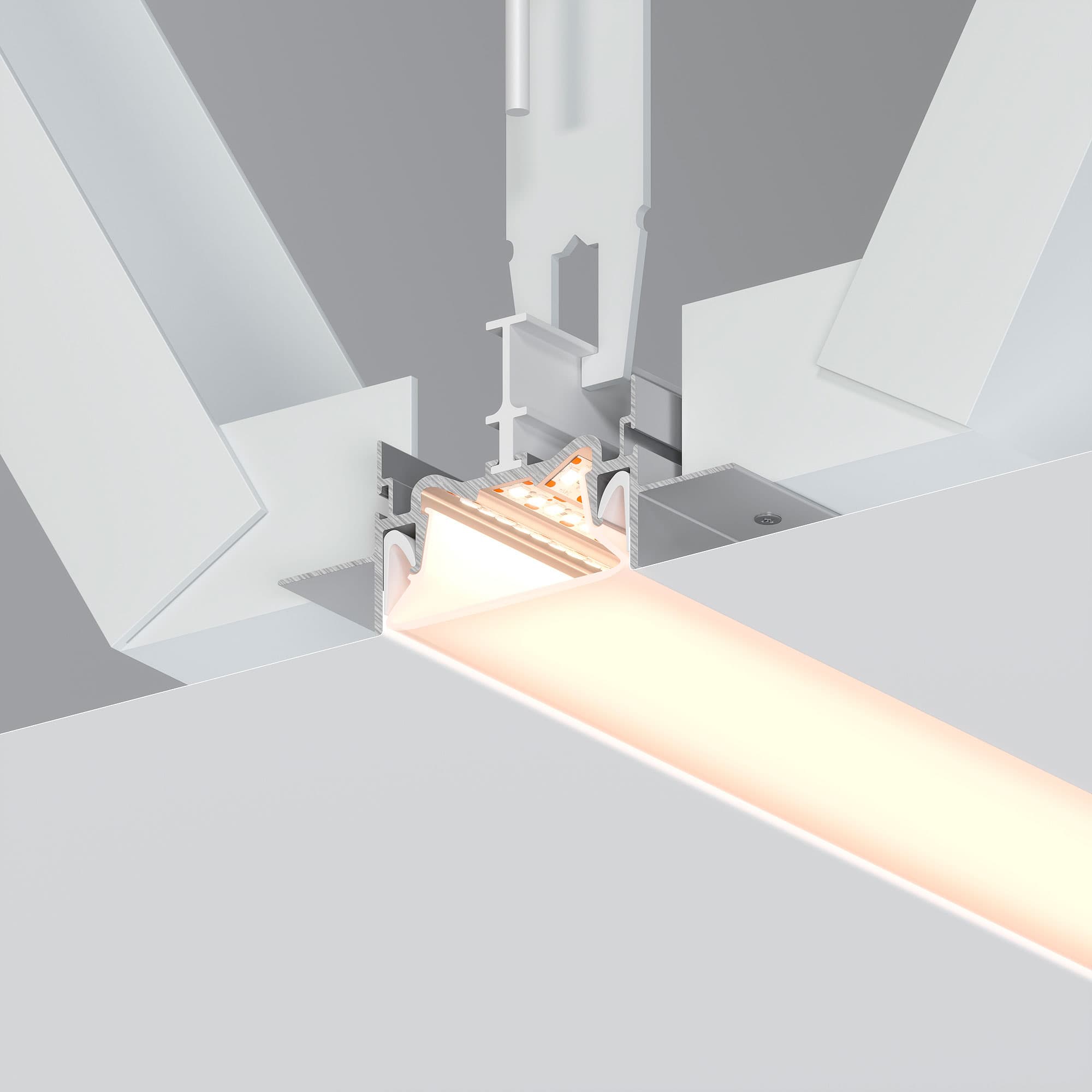 Профиль FOLED-50-CEIL-CENTER-2000 (Arlight, Алюминий) 035769 Arlight — фото 5