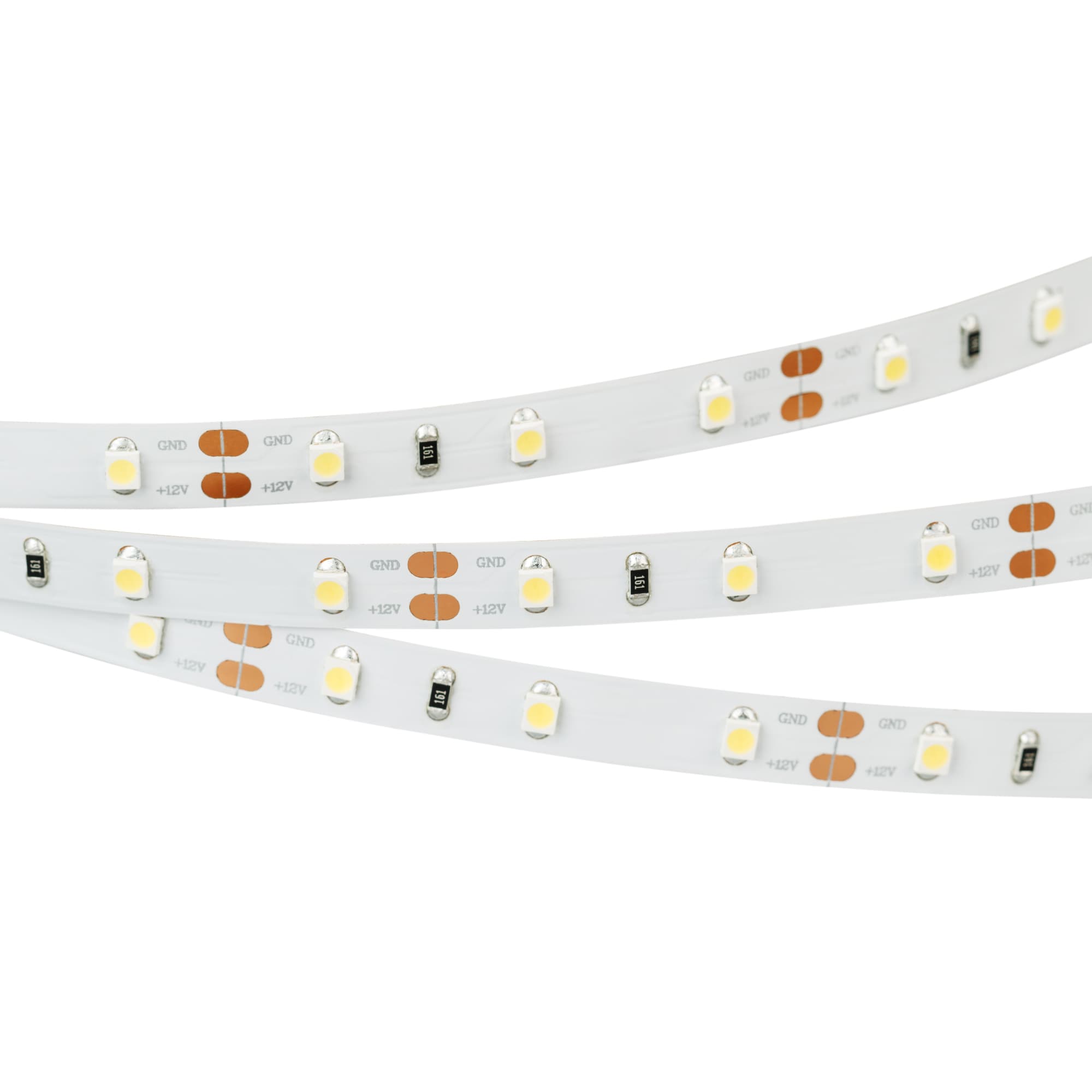 Светодиодная лента RT 2-5000 12V Warm2700 (3528, 300 LED, LUX) (Arlight, 4.8 Вт/м, IP20) 010597(B) — фото 1