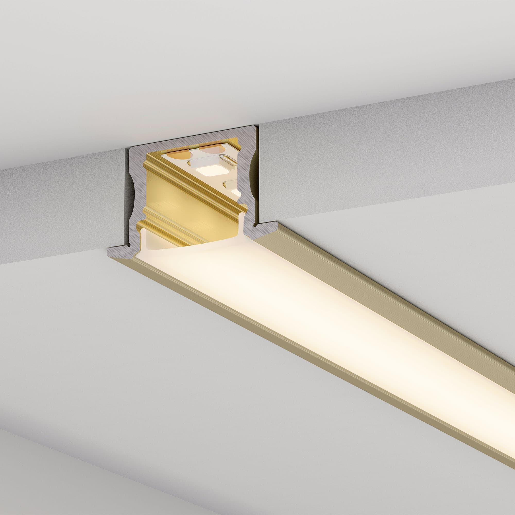 Профиль LINE-2315-F-2000 WHITE (Arlight, Алюминий) 044265 — фото 4