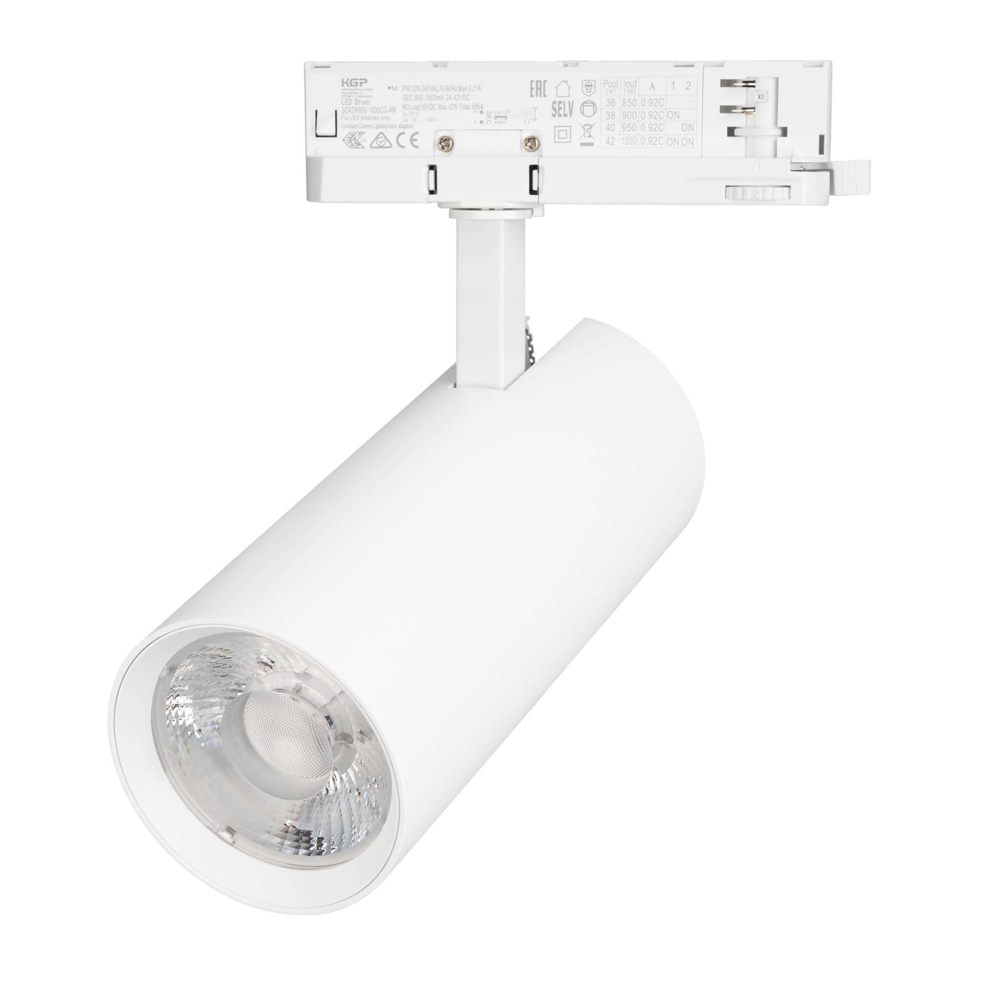 Светильник LGD-GERA-4TR-R90-40W Warm3000 (WH, 24 deg, 230V) (Arlight, IP20 Металл, 5 лет) 055159