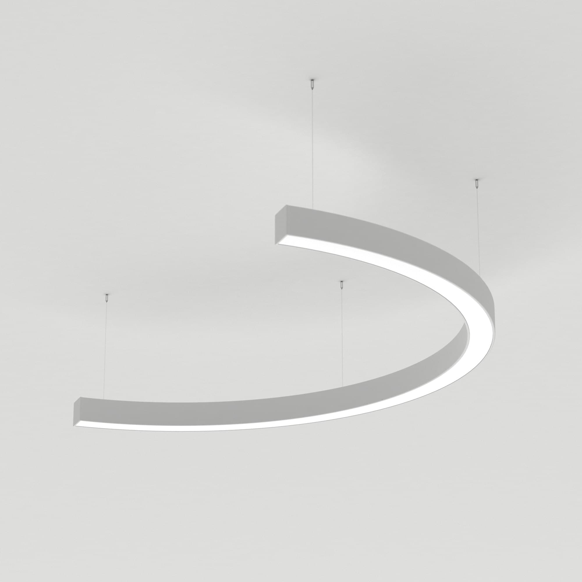 Светильник SP-LINE-HANG-ARC-C3535-D800-28W Warm3000 (WHITE, 230V) (Arlight, Металл) 034017(2)