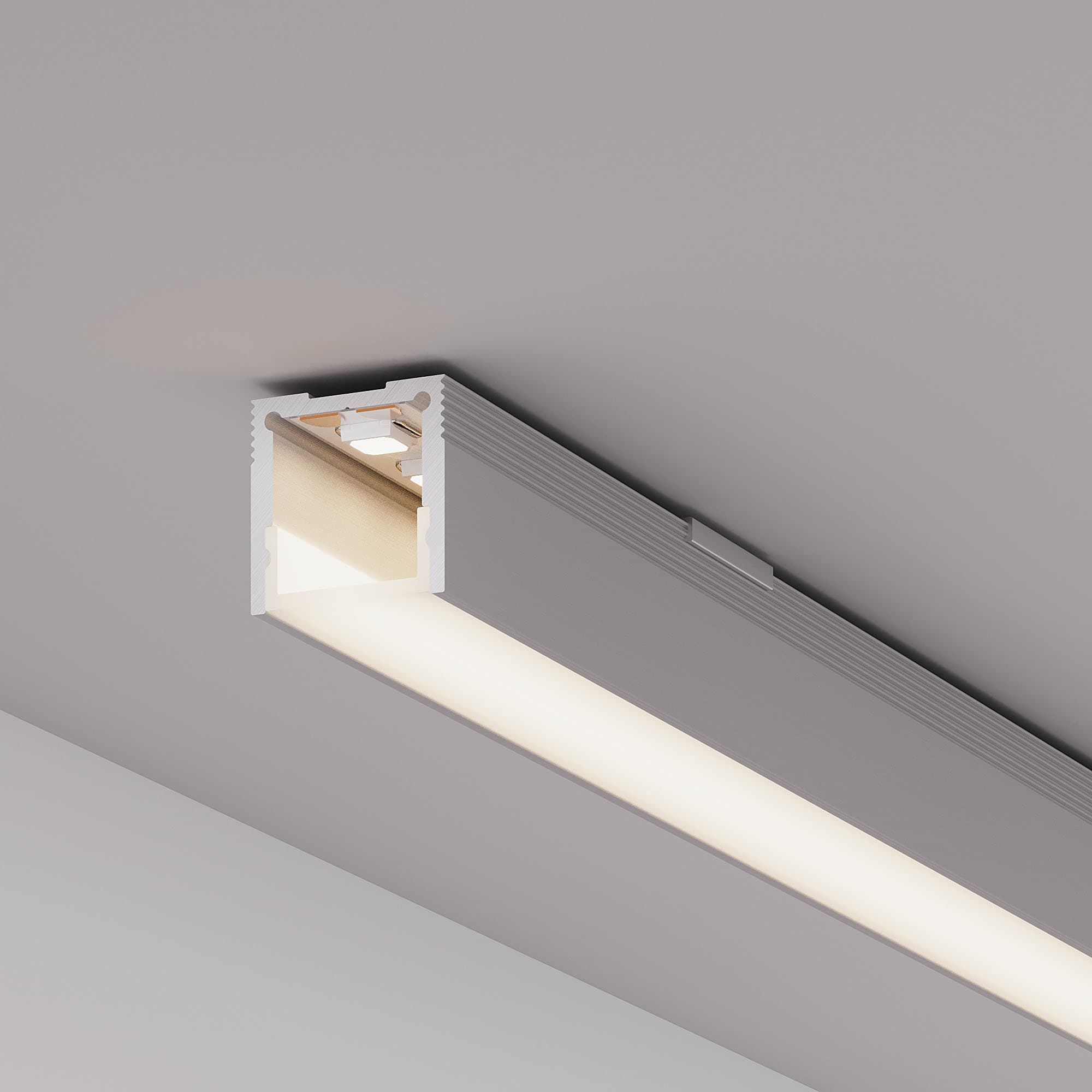 Профиль SL-SLIM20-H20-3000 ANOD (BY) (Arlight, Алюминий) 061370 — фото 5