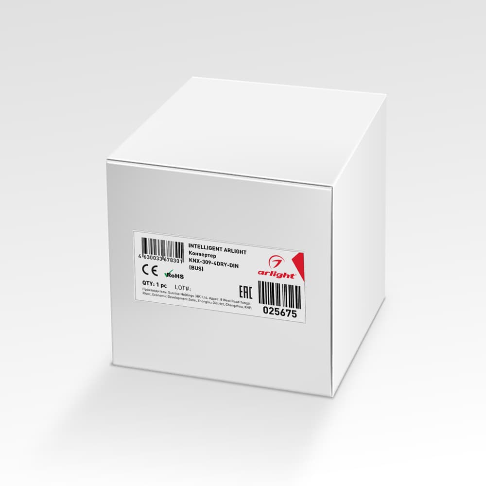 INTELLIGENT ARLIGHT Конвертер KNX-309-4DRY-DIN (BUS) (IARL, Пластик) 025675 Arlight — фото 3