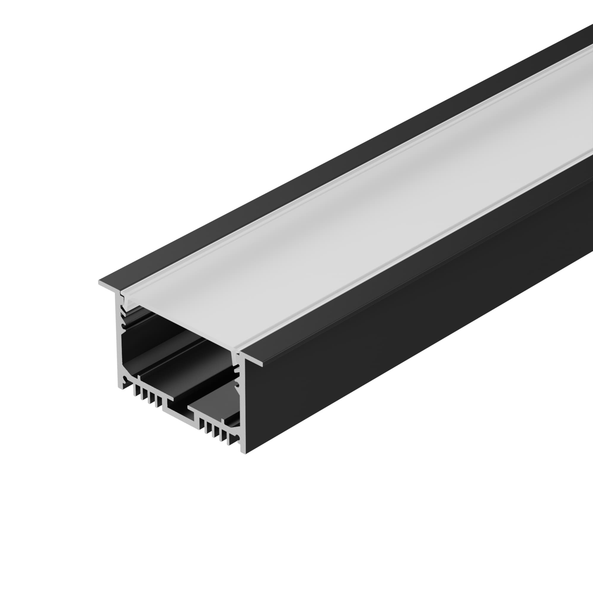 Профиль SL-LINIA62-F-2000 BLACK (BY) (Arlight, Алюминий) 062590 Arlight — фото 1